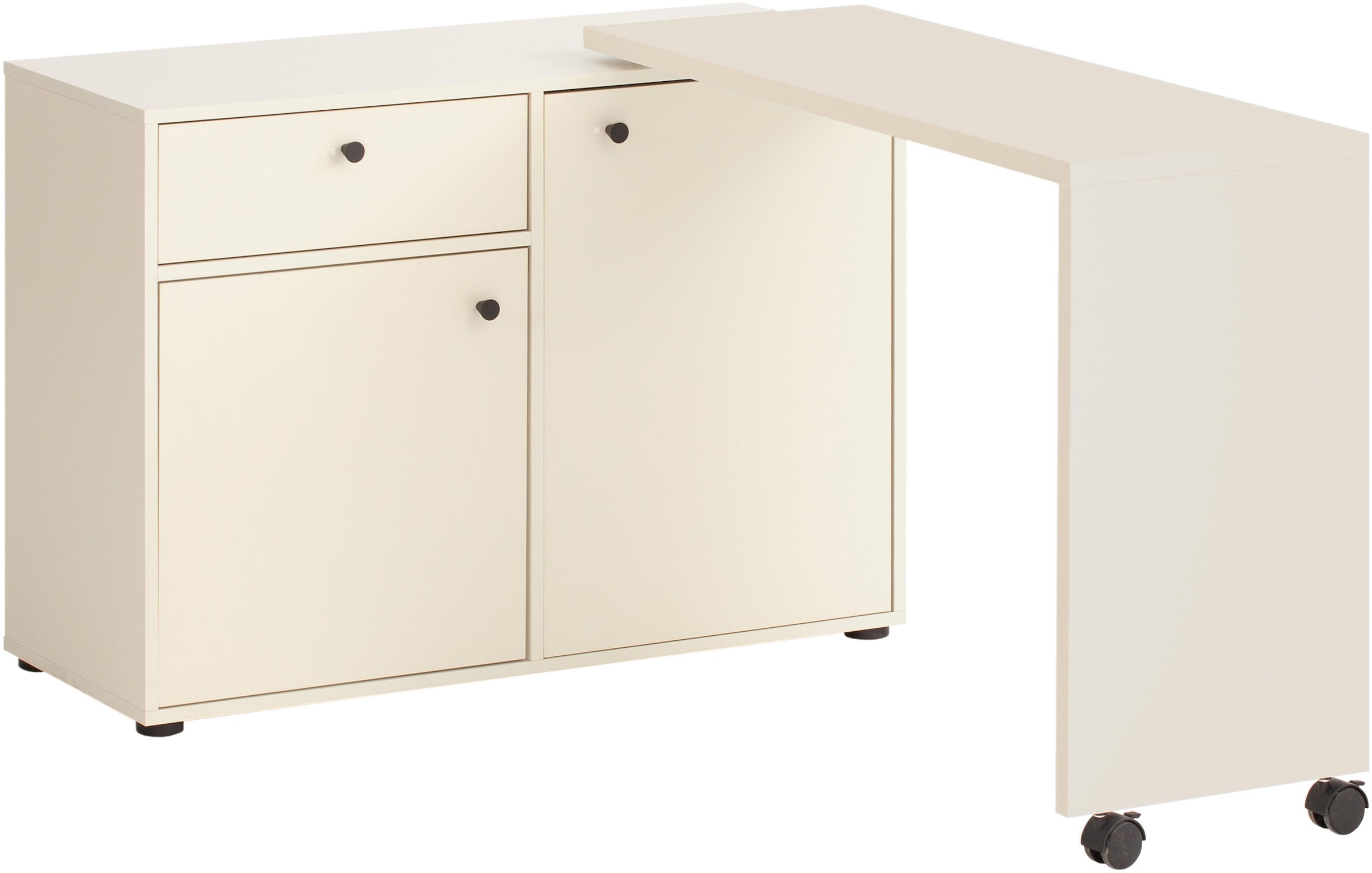 welltime Tresenkommode »Lovund, Breite 104 cm«, Mit drehbarer Tischplatte