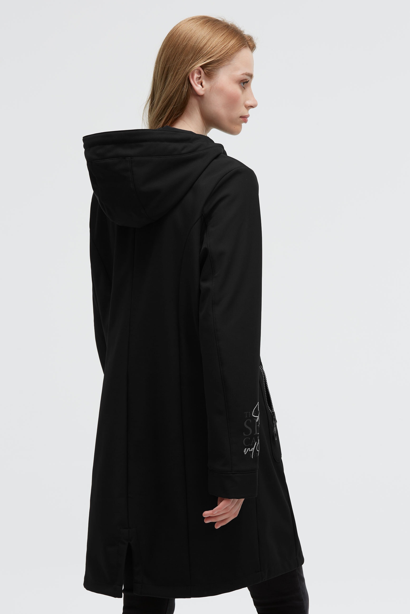 SOCCX Softshelljacke, mit Kapuze, mit Windfangleiste