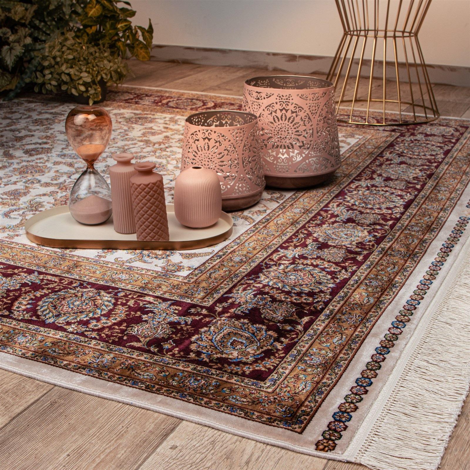 Kayoom Teppich »Babil 310« rechteckig 8 mm Höhe Kurzflor, Orient, Modernes Muster, Deko, Fußbodenheizungsgeeignet