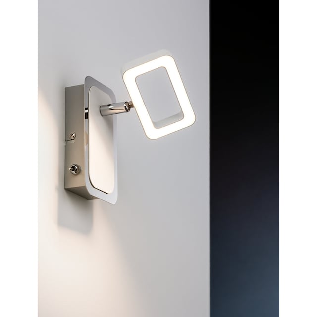 Paulmann LED Deckenleuchte »Spotlight Frame 1x4,5W Weiß matt/Chrom 230V  Metall«, 1 flammig-flammig | BAUR