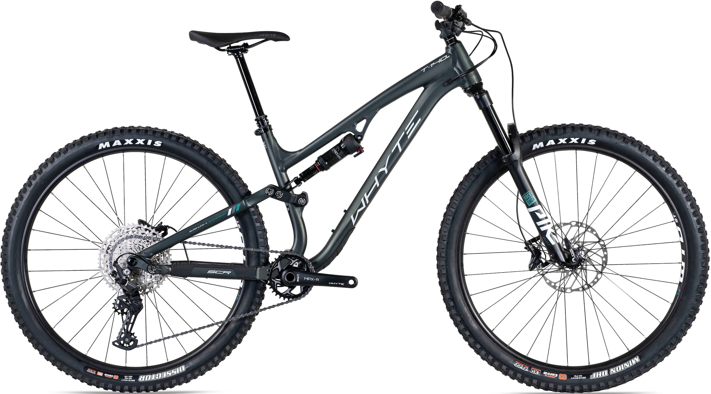 Whyte Bikes Mountainbike "T-140 S 29ER", 12 Gang, Shimano, Deore Schaltwerk, Kettenschaltung, für Damen und Herren, Kett