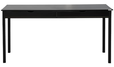 INOSIGN Schreibtisch »Gava«, (1 St.), Kiefer massiv, eingefräste Griffmulden, Höhe 80 cm kaufen