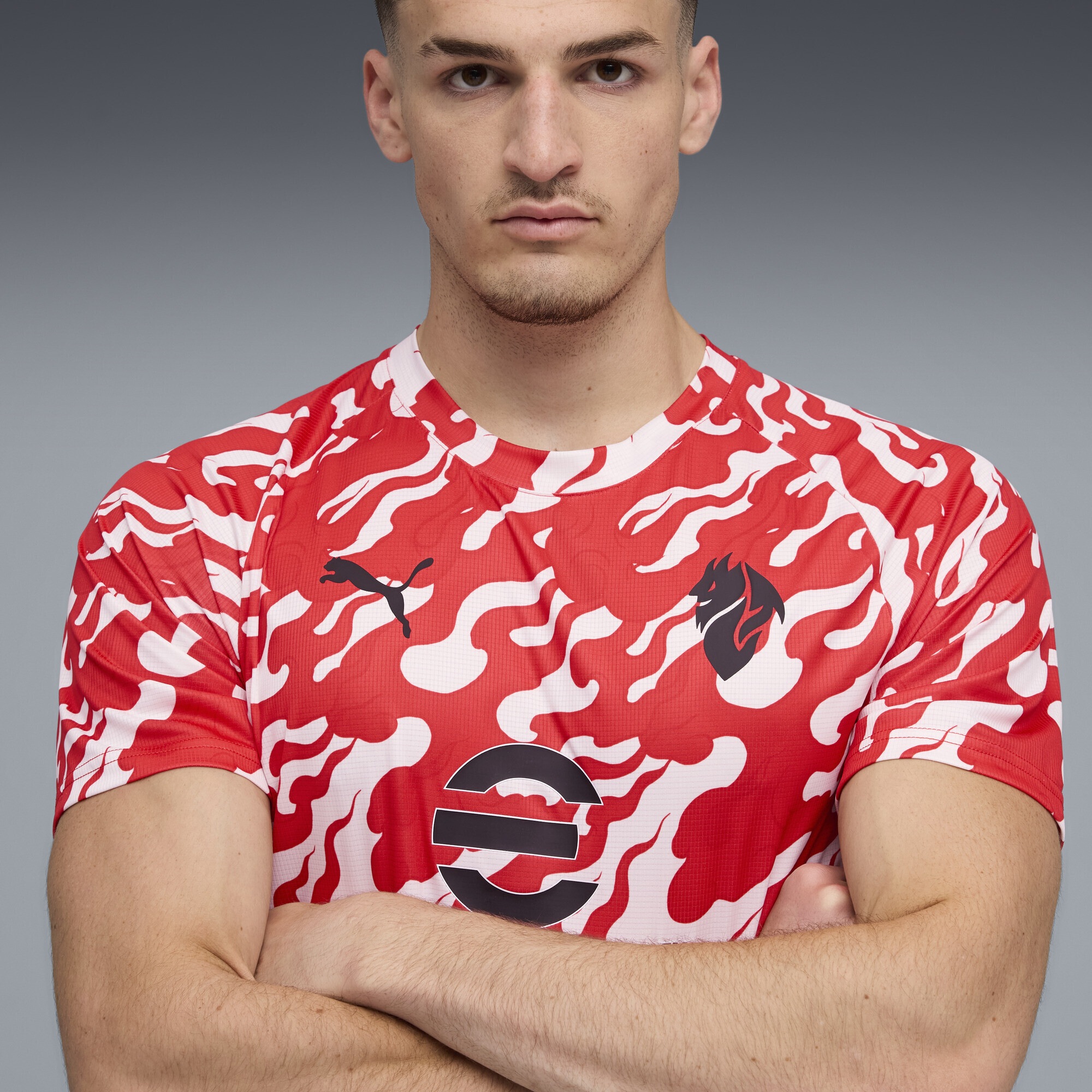 PUMA Trainingsshirt »AC Milan Aufwärmtrikot Herren«