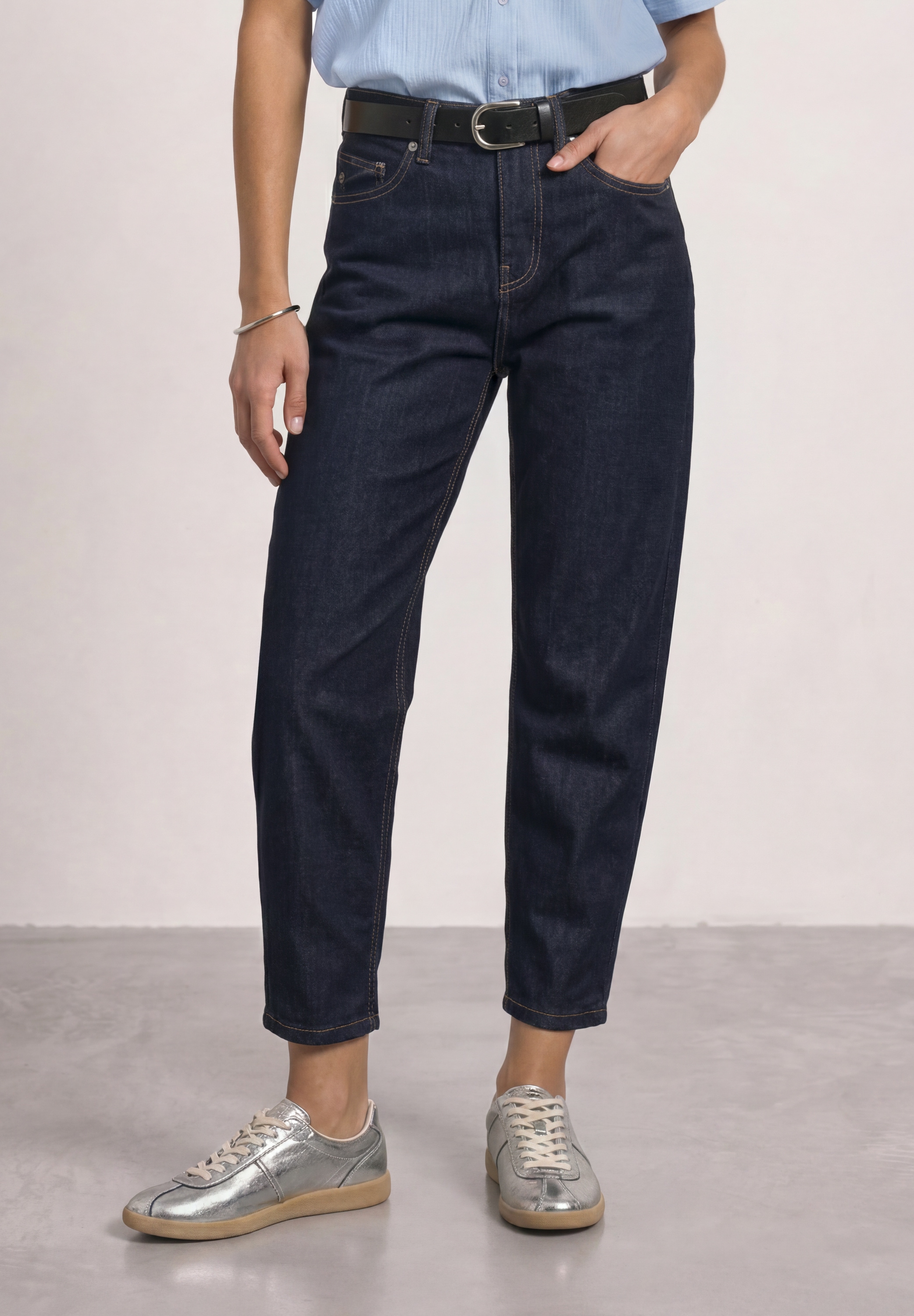 STREET ONE Loose-fit-Jeans High Waist