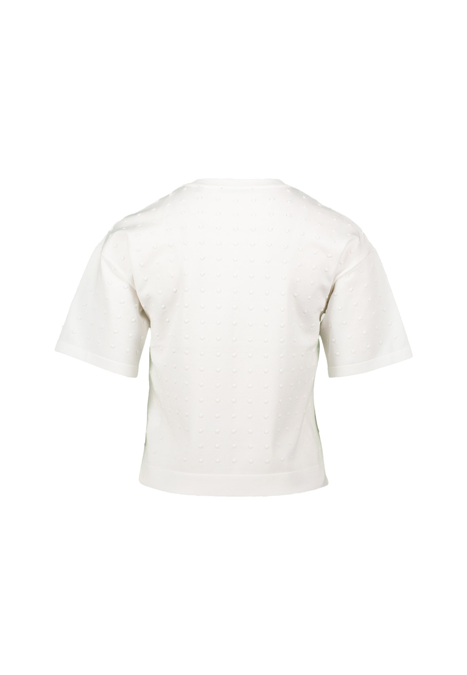 Zero Kurzarmshirt »zero Pullover mit Punkt-Stickerei«, (1 tlg.), weiteres Detail