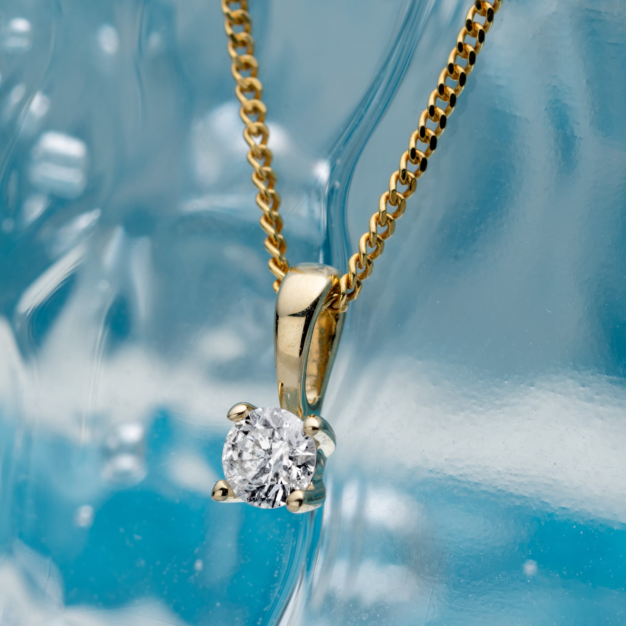 Orolino Kettenanhänger »585/- Gelbgold glanz 1 Brill. 0,10ct. H/P2«