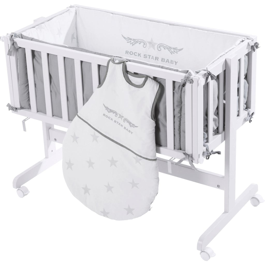 roba® Beistellbett »Rock Star Baby 2«, (4 tlg.)