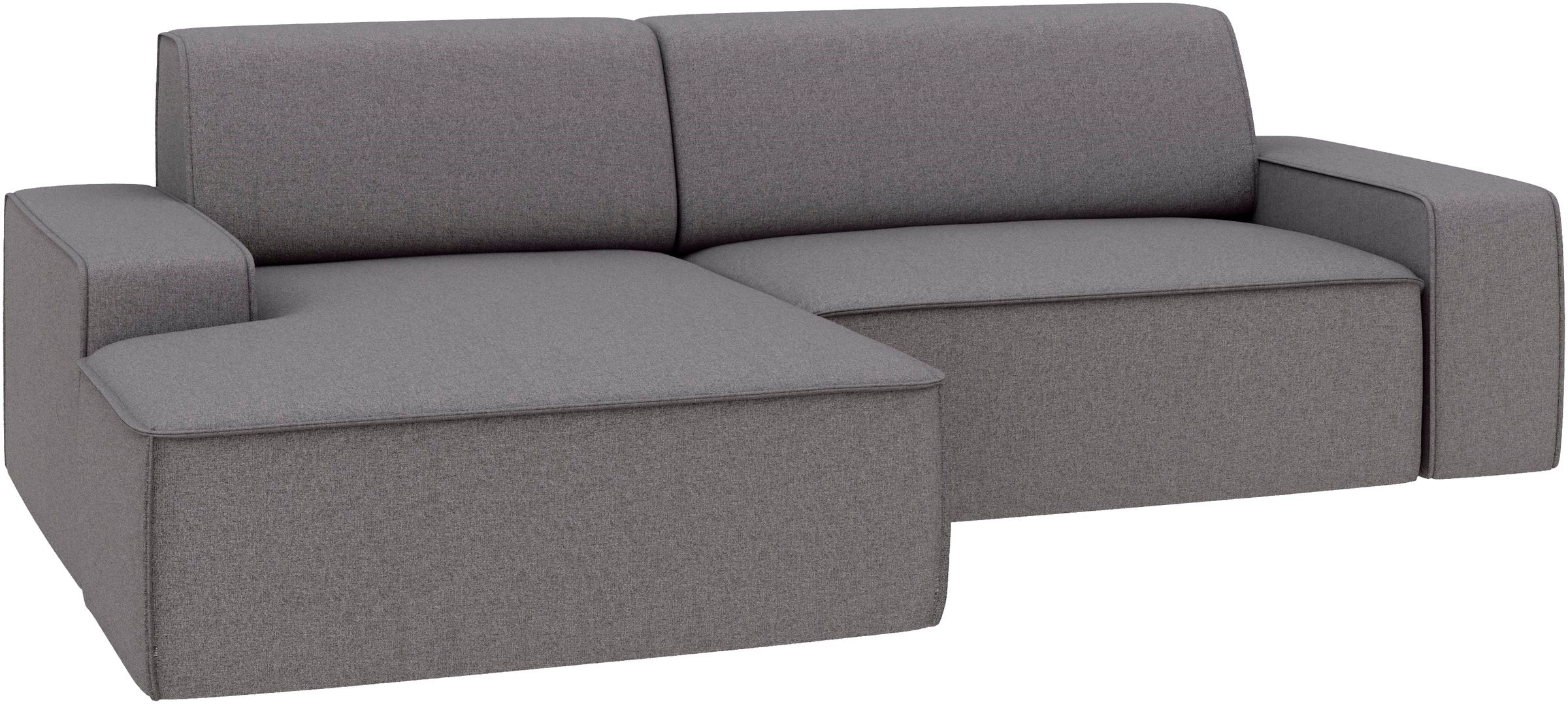 TRENDMANUFAKTUR Ecksofa »Graz, wahlweise mit Sitzvorschub und Bettkasten, L-Form, Breite 246 cm«, in Cord-, haustierfreundlichem LEO Struktur- oder LUMOS-3D-Bezug