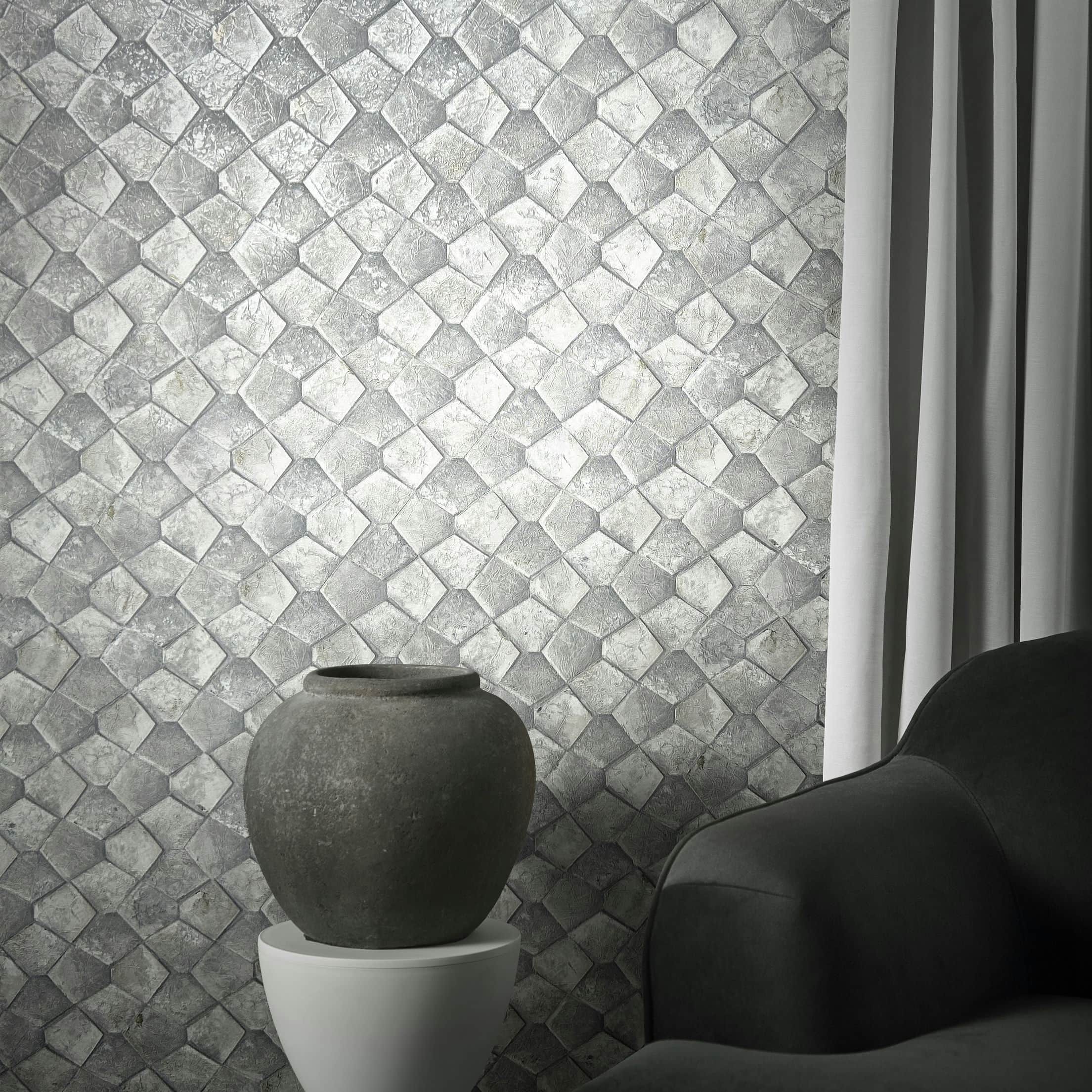 Marburg Vliestapete »Tapete Pentagraphic Wallpaper«, 3D-Optik, moderne Vliestapete für Wohnzimmer Schlafzimmer Küche