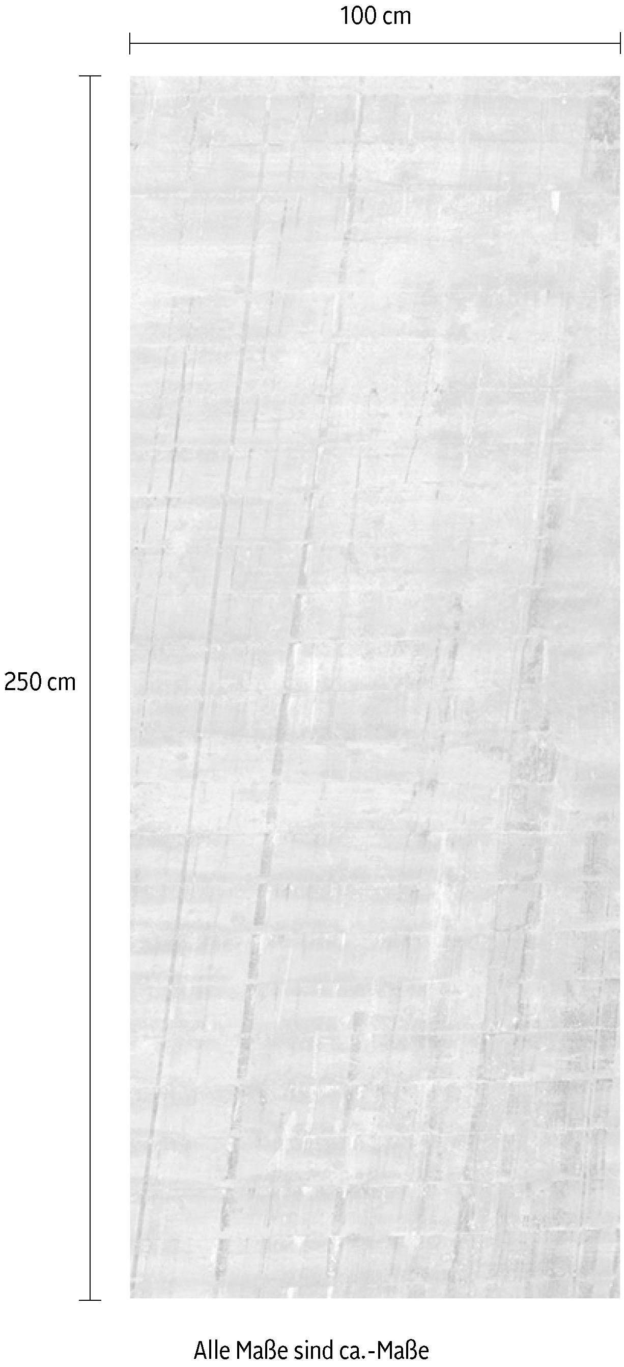 Komar Vliestapete »Digitaldruck Vlies - Concrete Panel - Größe 100 x 250 cm«, bedruckt, Wohnzimmer, Schlafzimmer