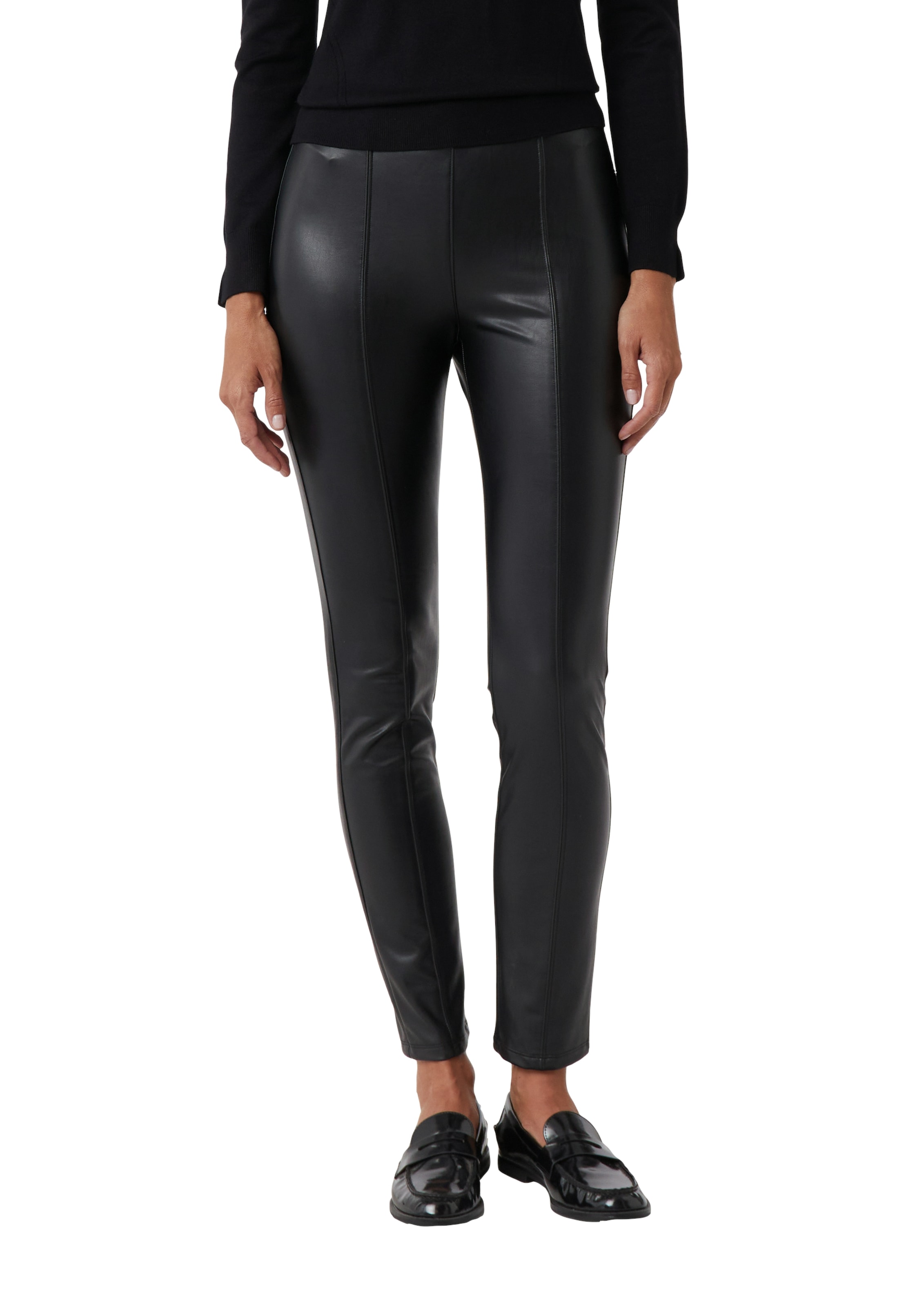 Comma Leggings, aus Lederimitat, Slim Fit günstig online kaufen