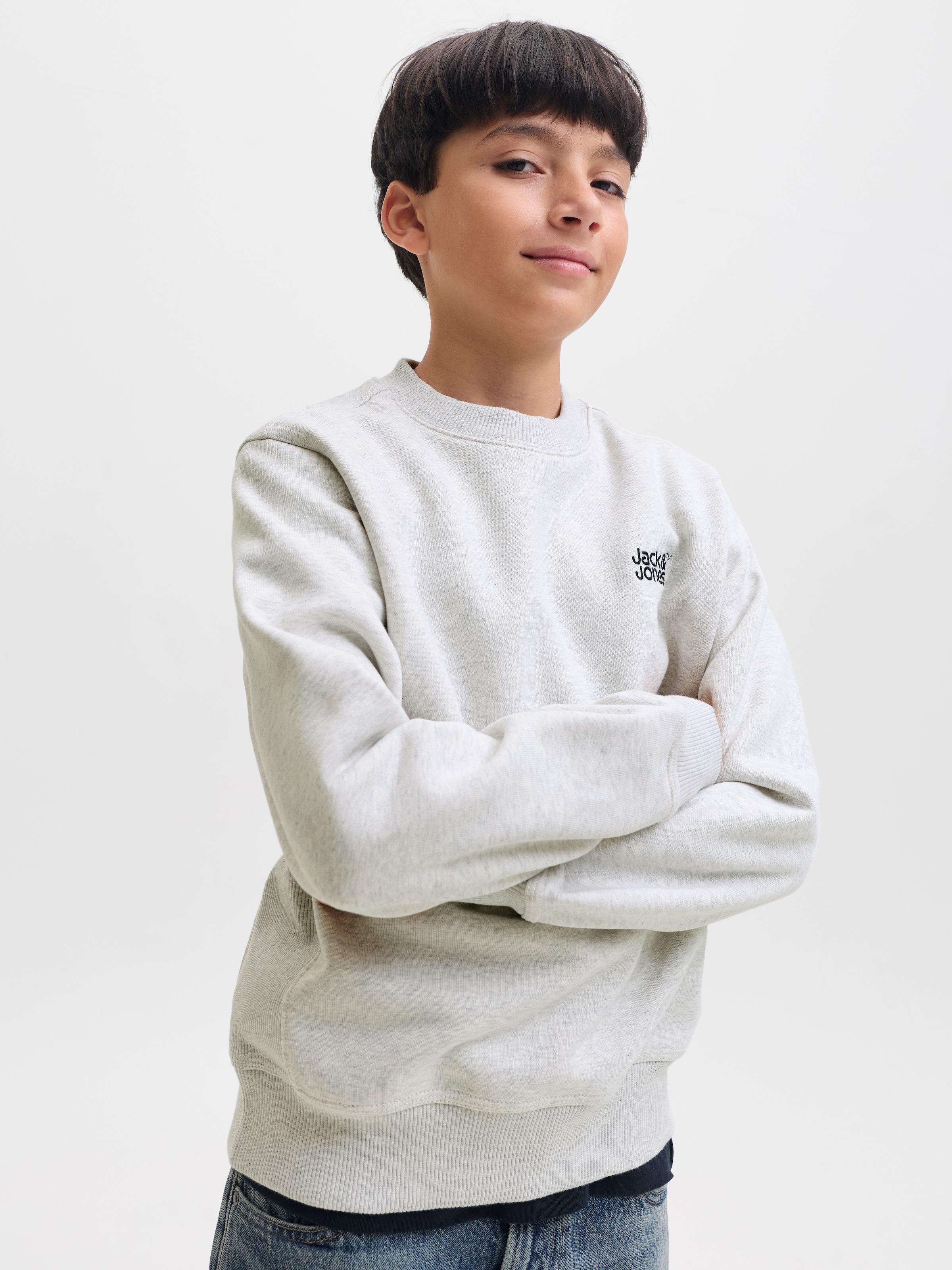 Jack & Jones Junior Sweatshirt »JJECOLTON SWEAT CREW NECK SN JNR«, Baumwollmischung, loose fit
