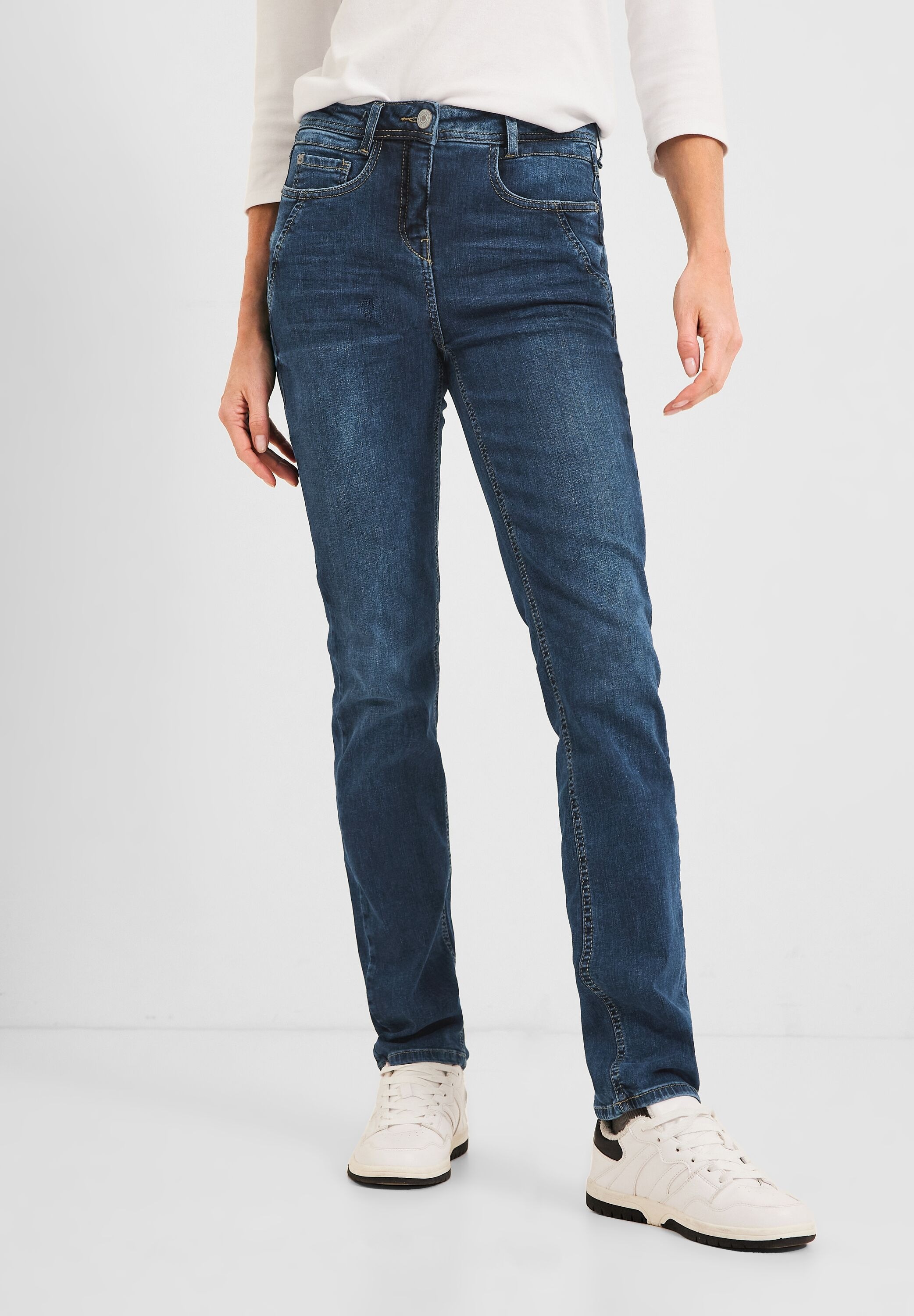 Cecil Gerade Jeans, 5-Pocket-Style