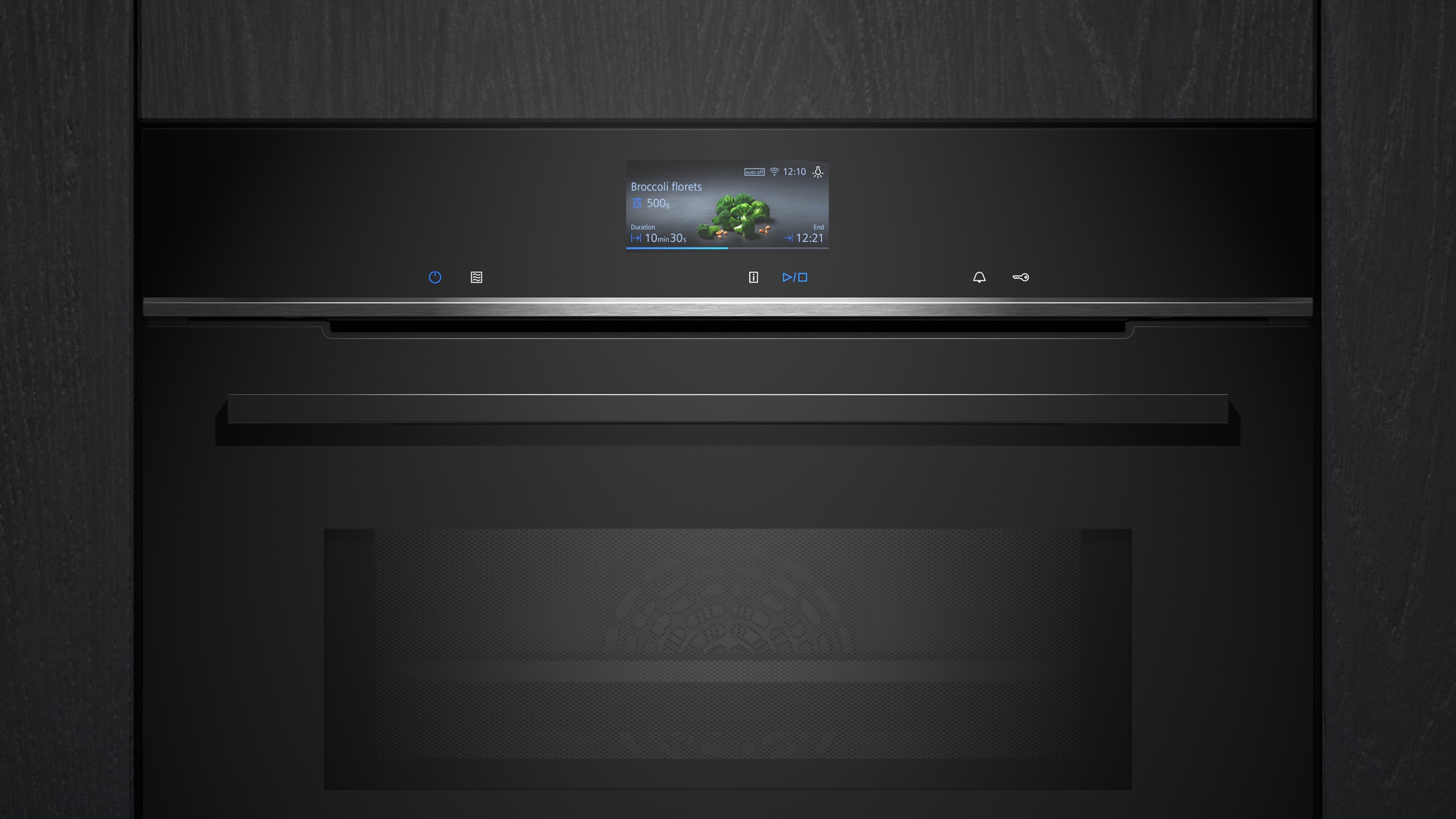 SIEMENS Backofen mit Mikrowelle iQ700 "CM776GKB1" mit 1-fach-Teleskopauszug günstig online kaufen
