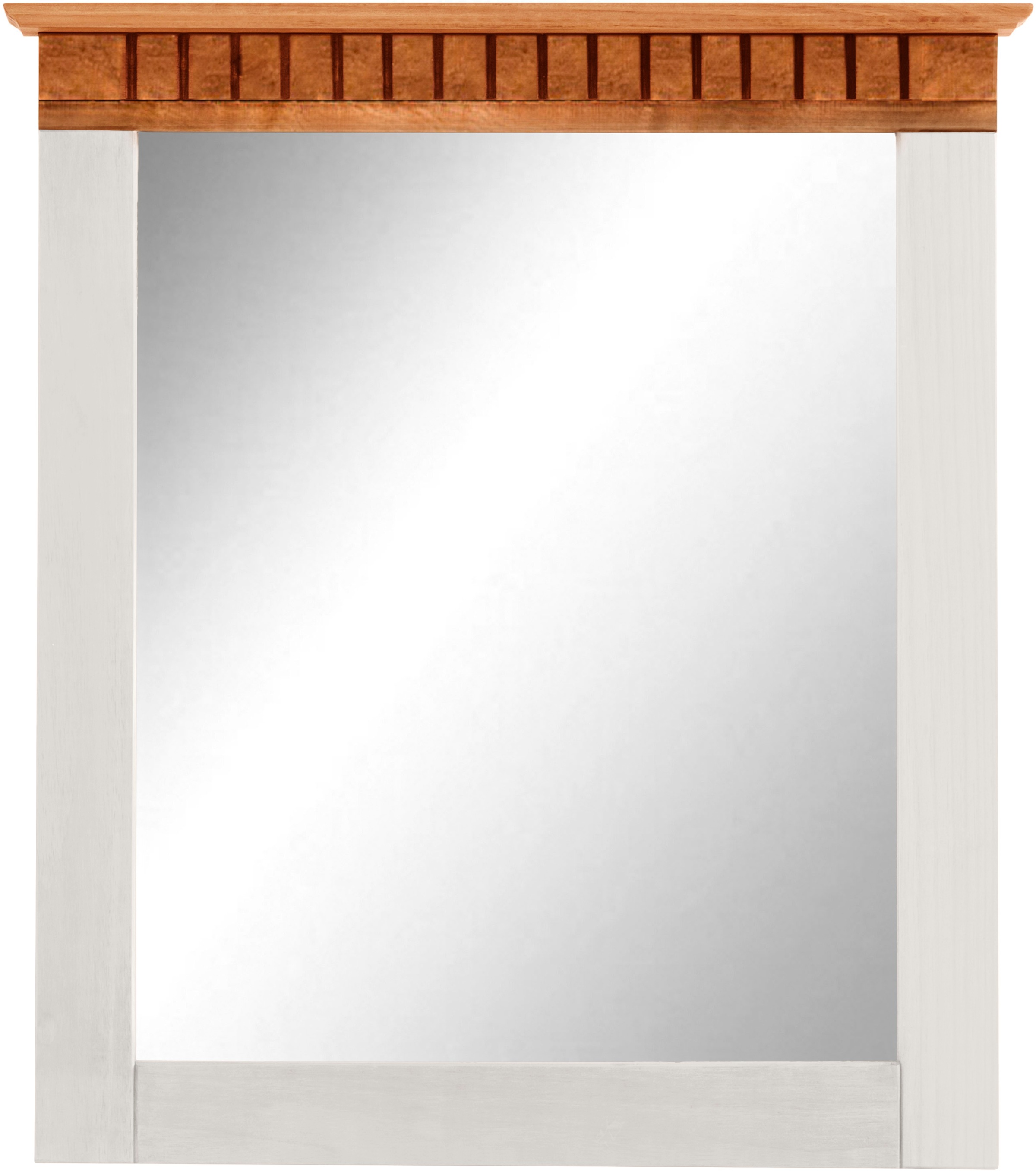 Home affaire Garderobenspiegel "Lisa" mit dekorativen Fräsungen, Spiegelflä günstig online kaufen