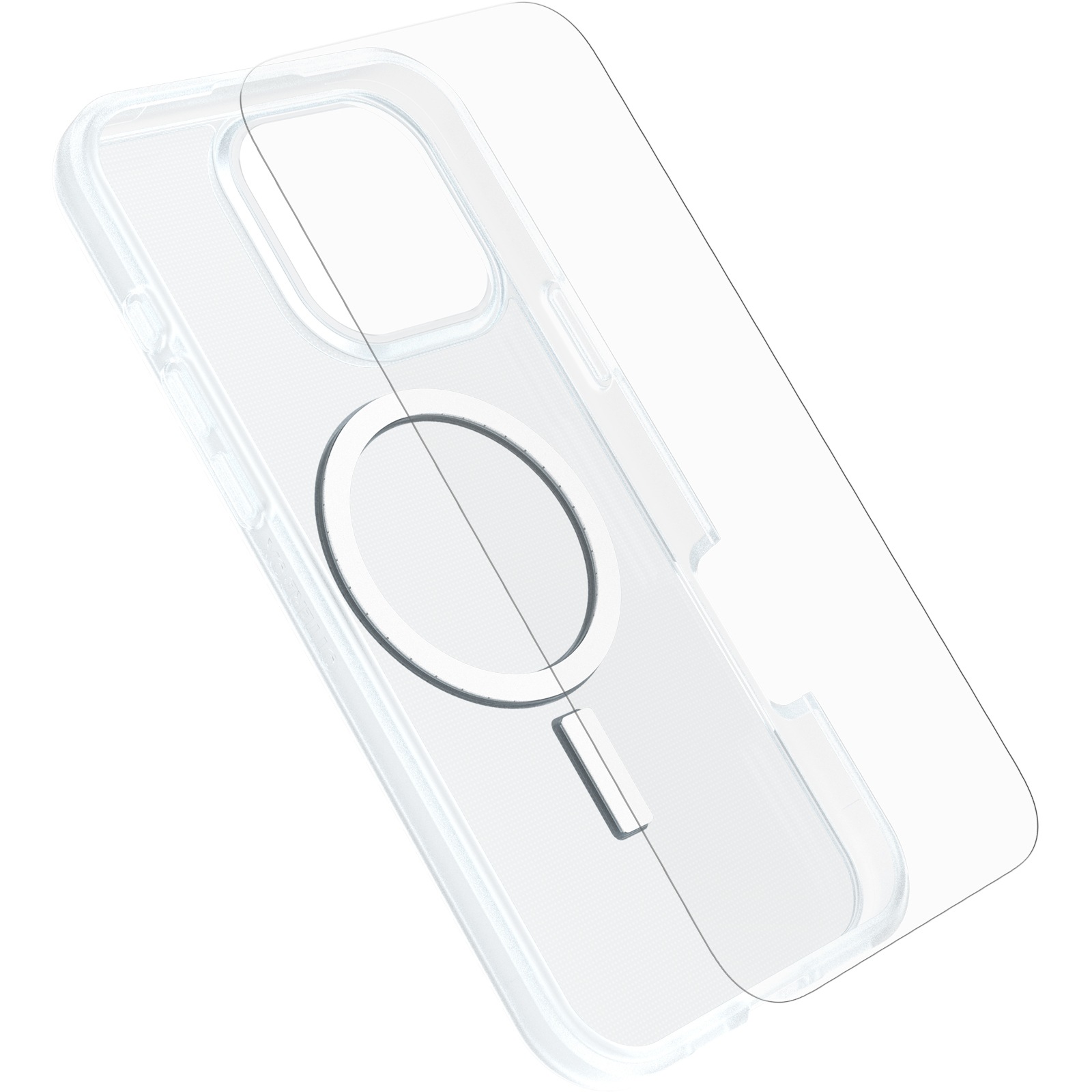 Otterbox Handyhülle »React + Glass für Apple iPhone 16 Pro Max«, iPhone 16, Backcover, Schutzhülle, Displayschutzglas, stoßfest