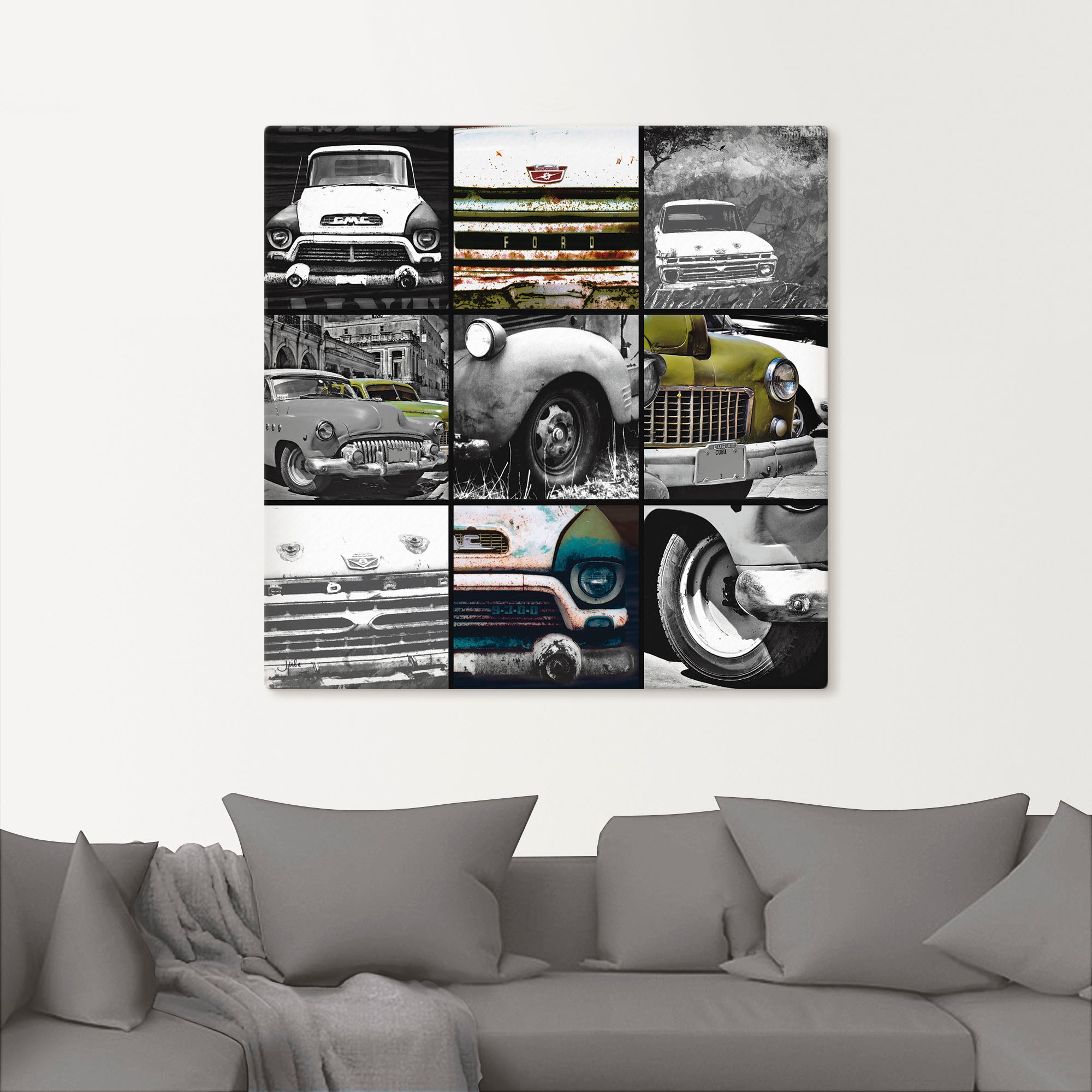 Artland Wandbild »Autos I«, Auto, (1 St.), als Alubild, Outdoorbild, Poster in verschied. Größen
