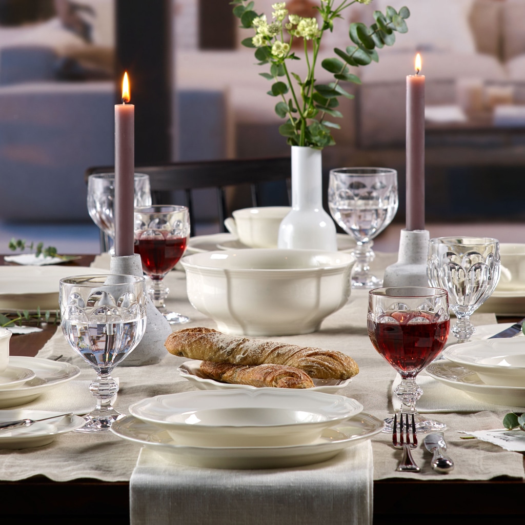 Villeroy & Boch Suppenteller »Suppenteller Manoir ø 22,8 cm 6er Set weiß«