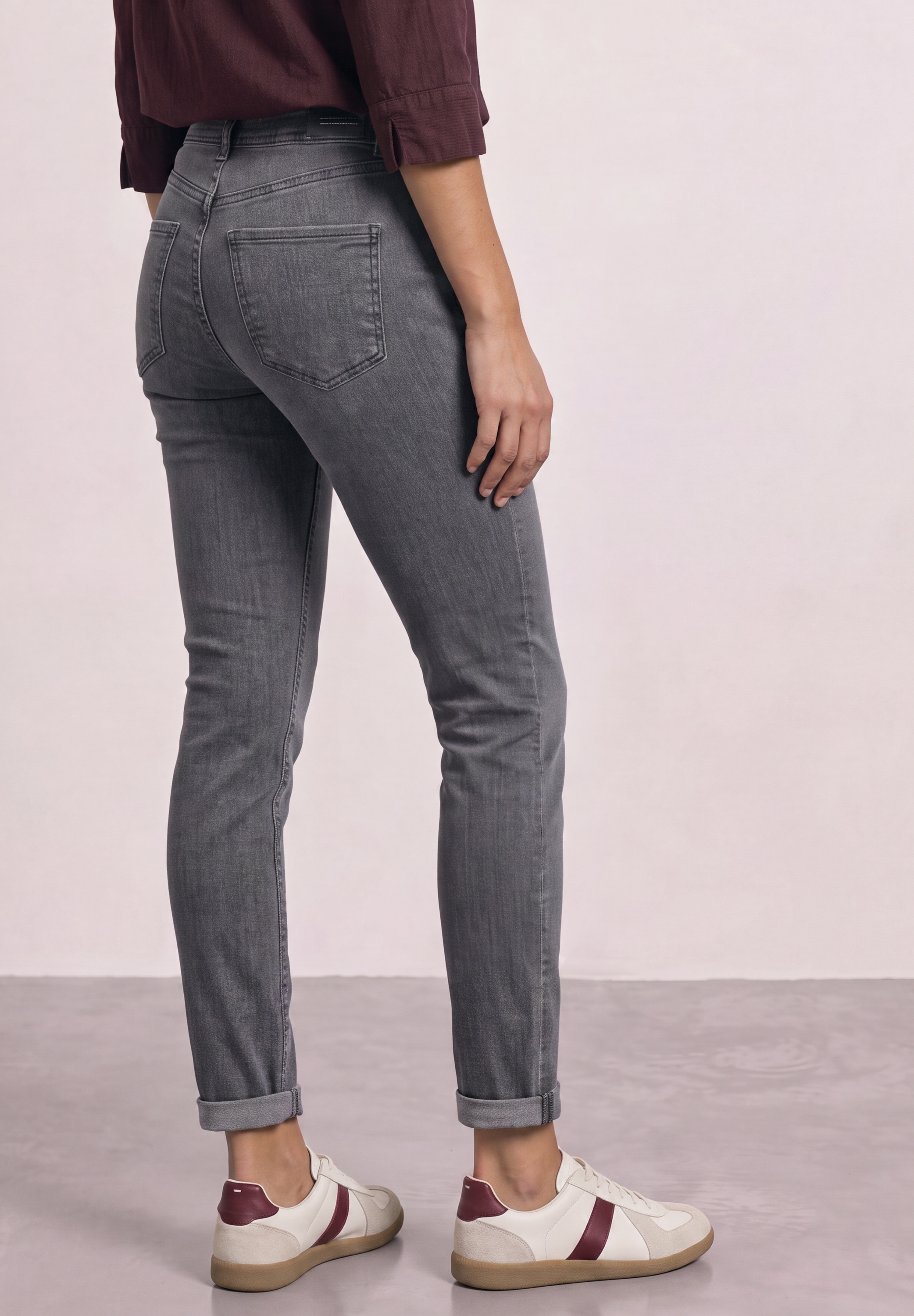 STREET ONE 5-Pocket-Jeans »Style Jane« mit Dekodetails / Slim Legs / Stretch