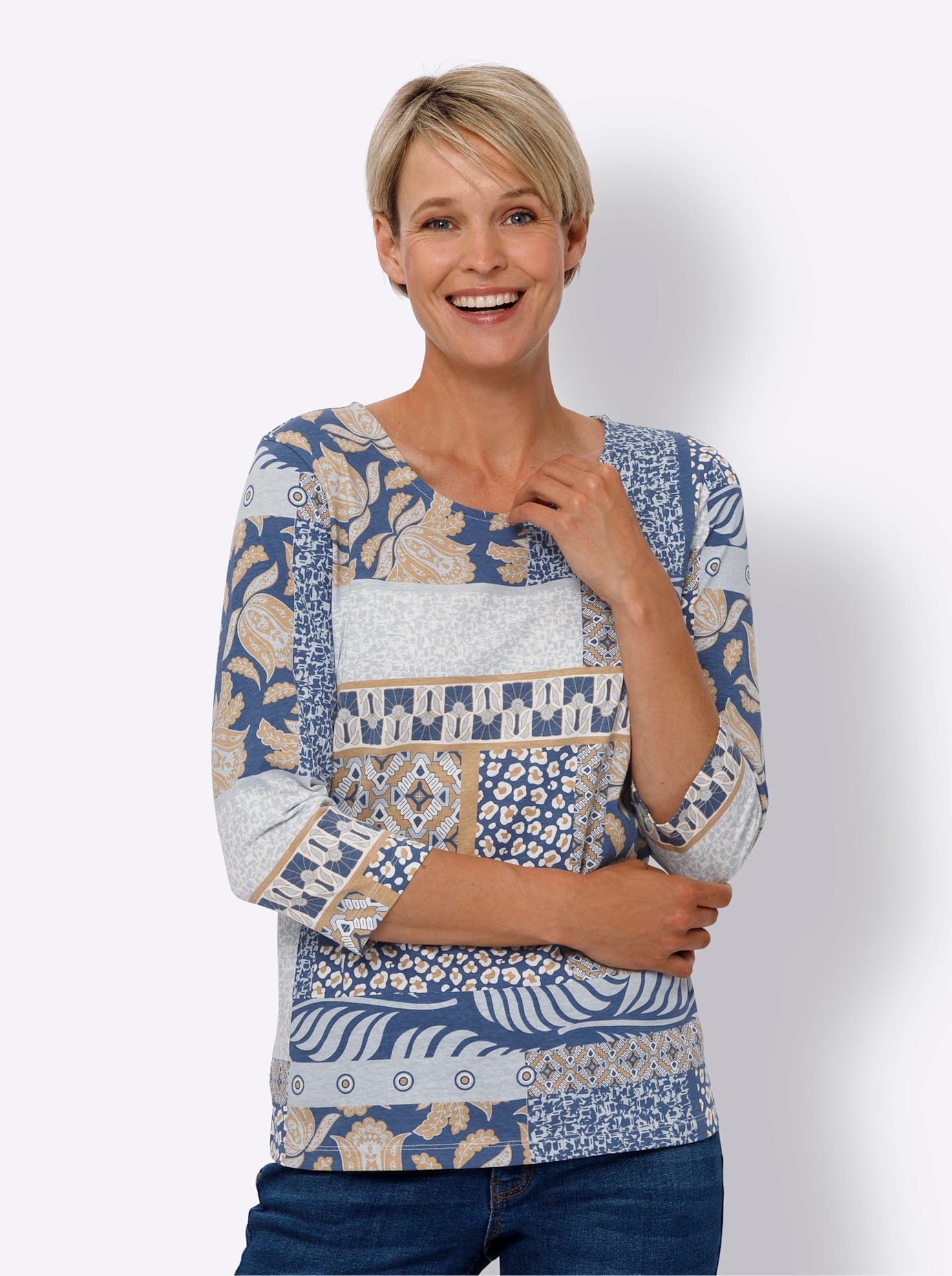 Classic Basics 3/4-Arm-Shirt "3/4-Arm-Shirt" 1 Stk. günstig online kaufen