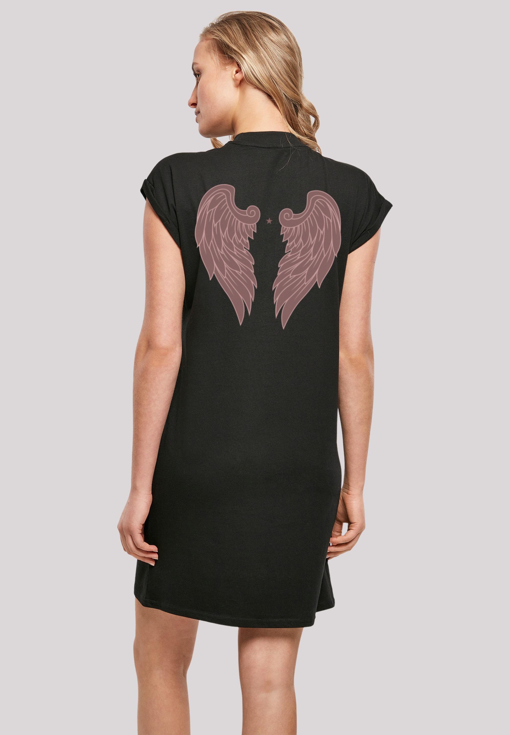 F4NT4STIC Shirtkleid »Engel rosa türkis«, Print