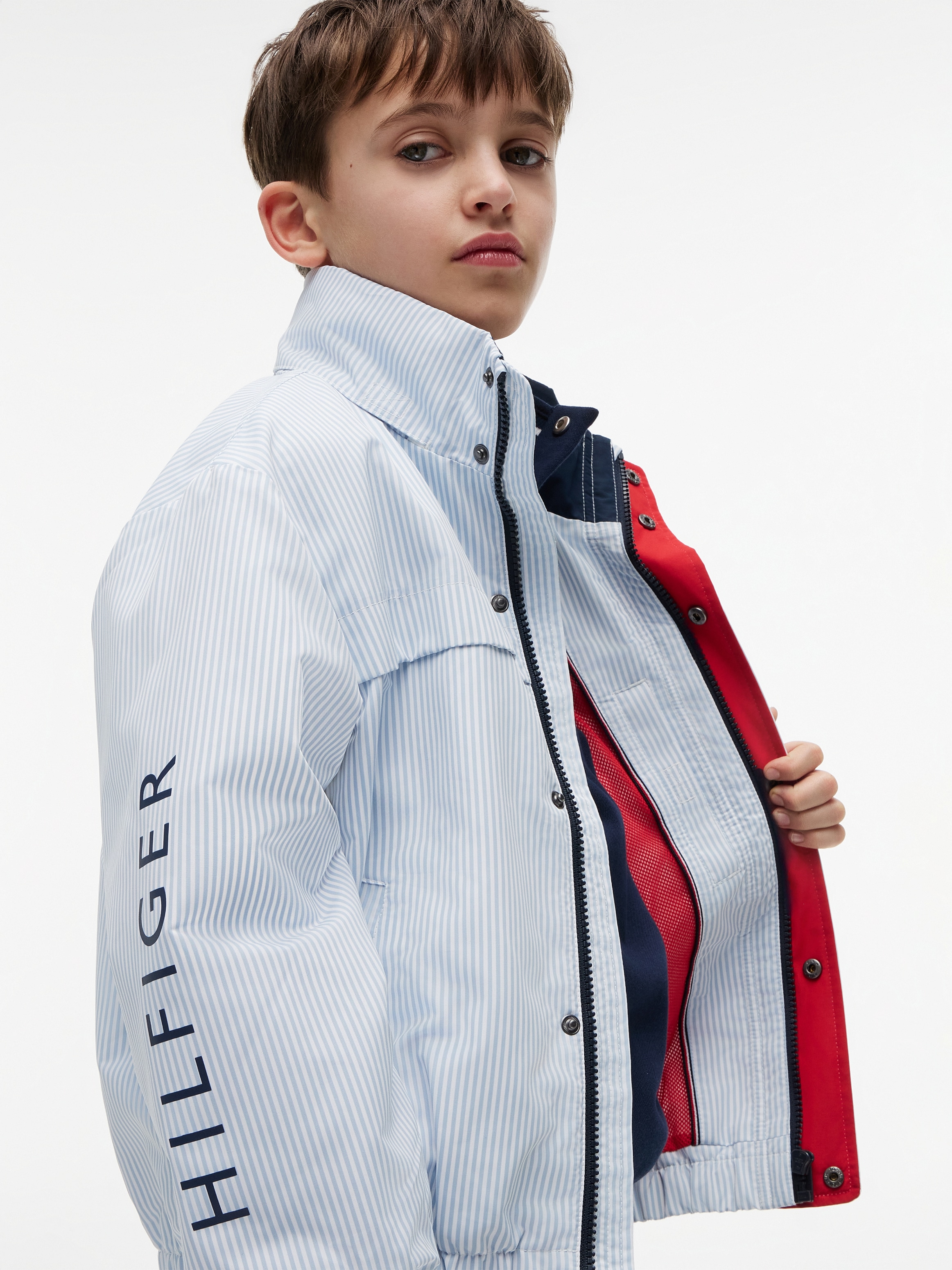 Tommy Hilfiger Allwetterjacke mit Kapuze Kinder bis 16 Jahre