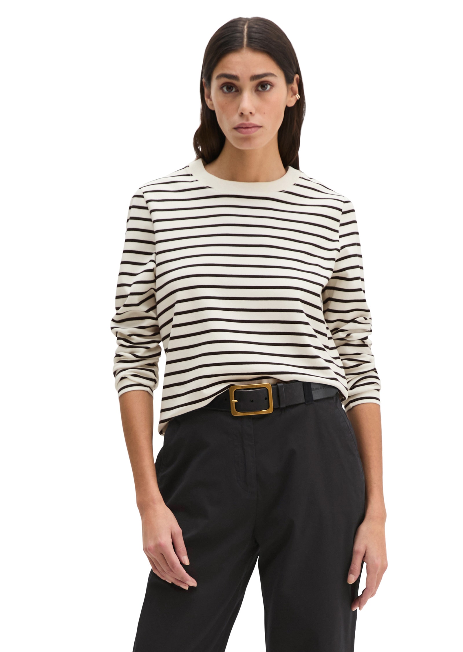 Marc OPolo Langarmshirt "aus Light Interlock-Jersey"