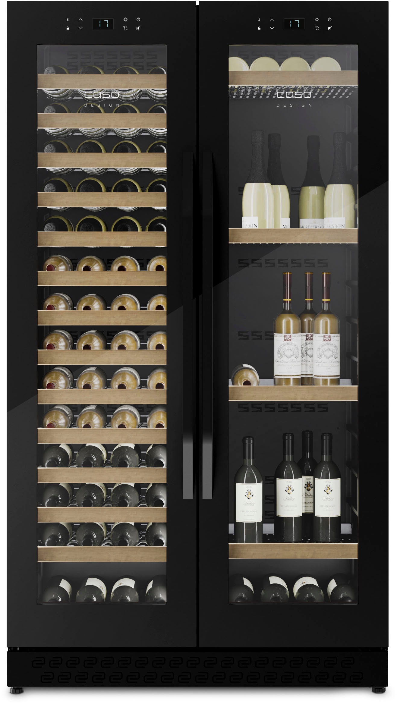 Caso Weinkühlschrank "WineChef Duo 122" für 122 Stk. Standardflaschen á 075 günstig online kaufen