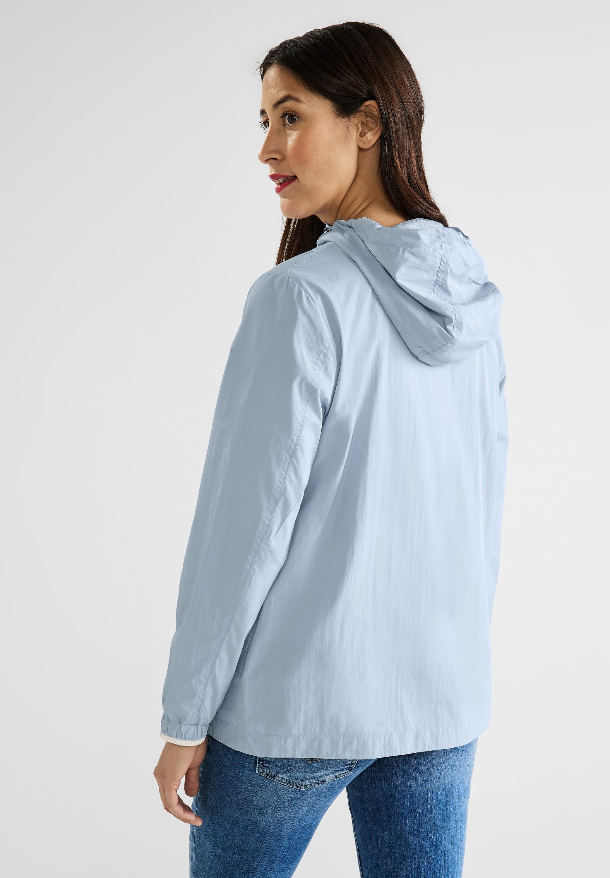 STREET ONE Windbreaker, mit Kapuze, in Unifarbe