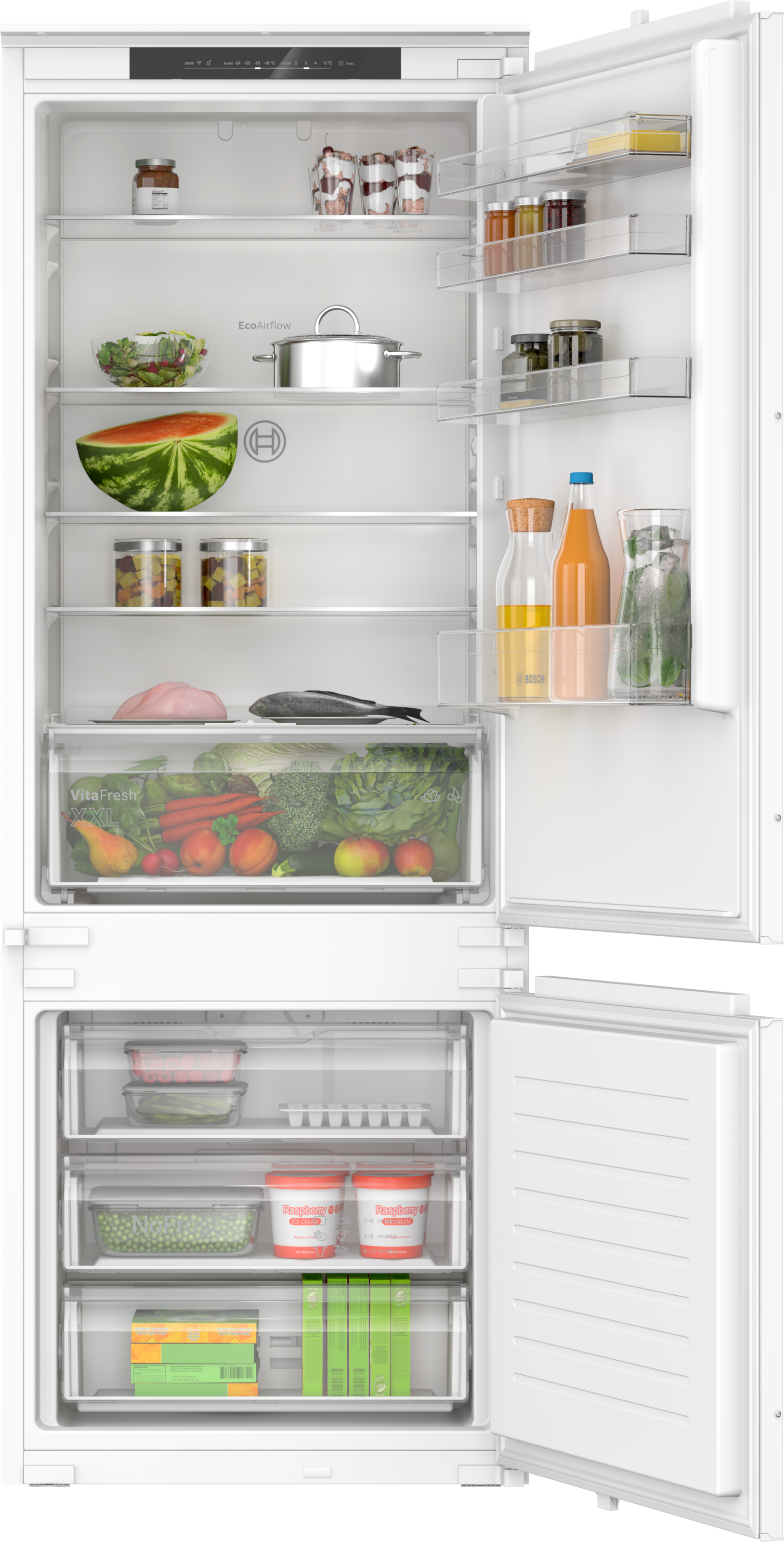 BOSCH Einbaukühlgefrierkombination Serie 2 "KBN96NSE0" 193,5 cm hoch 69,1 c günstig online kaufen