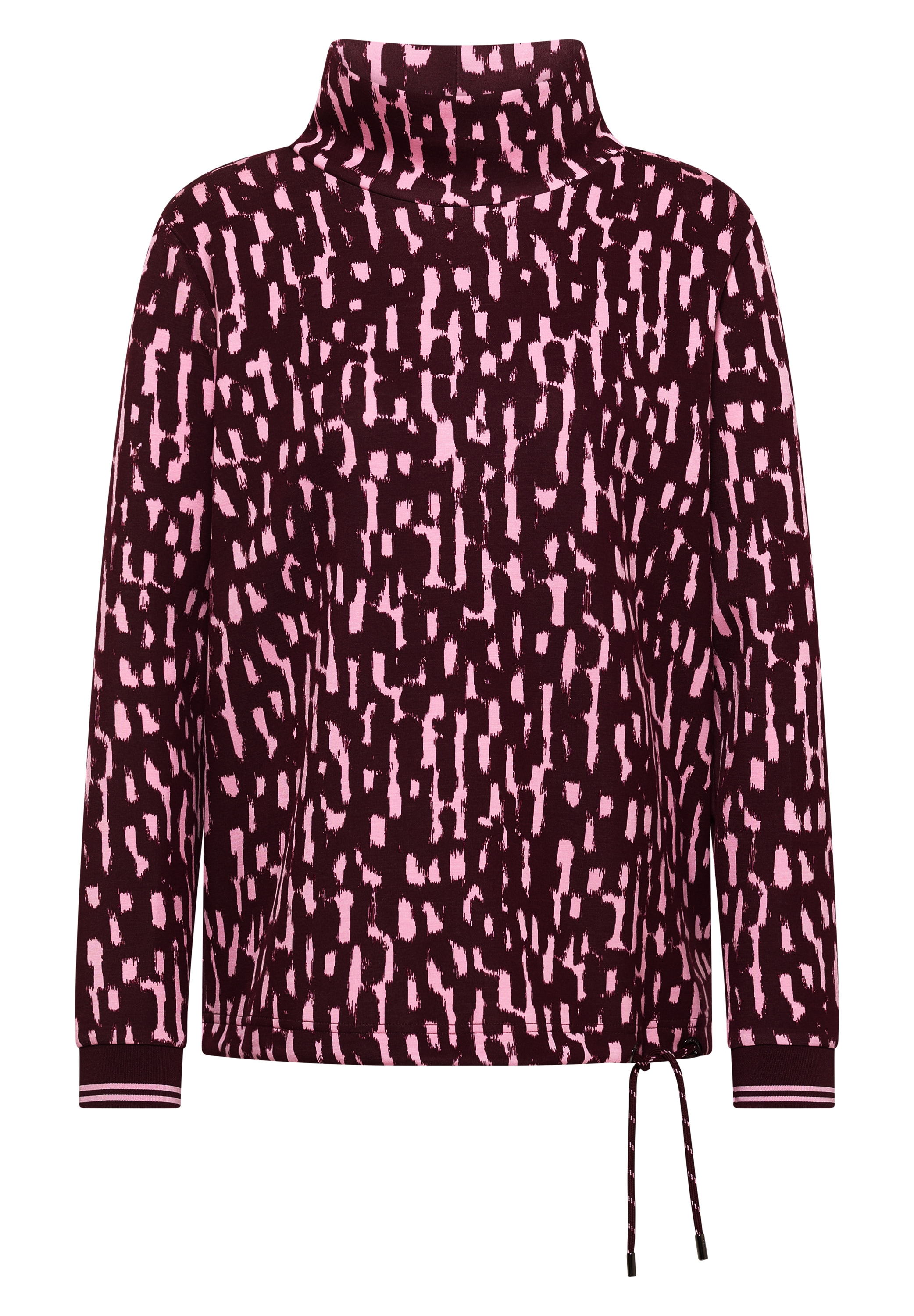 Cecil Langarmshirt aus softem Materialmix