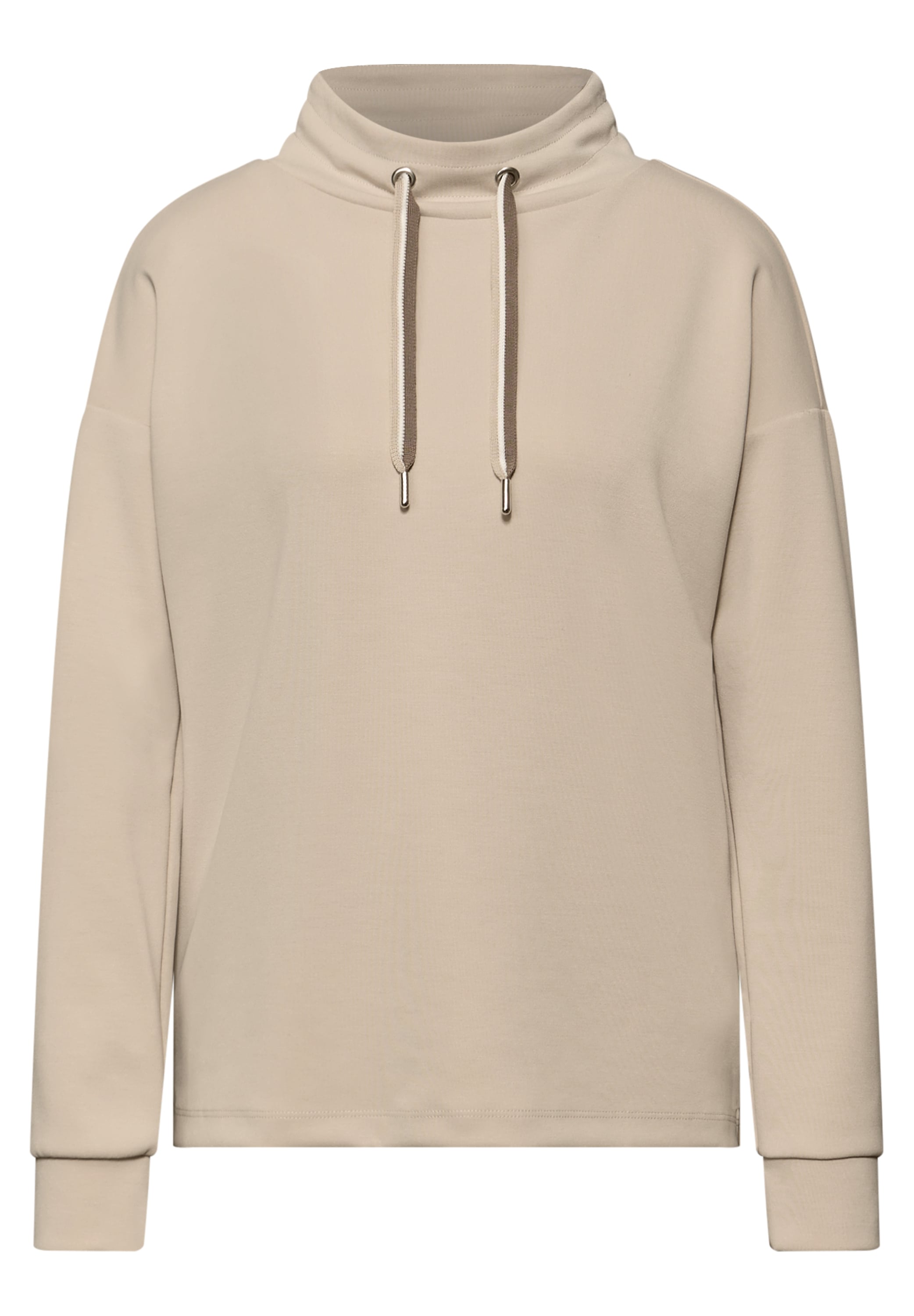 STREET ONE Sweatshirt , mit Stehkragen und Kordelzug
