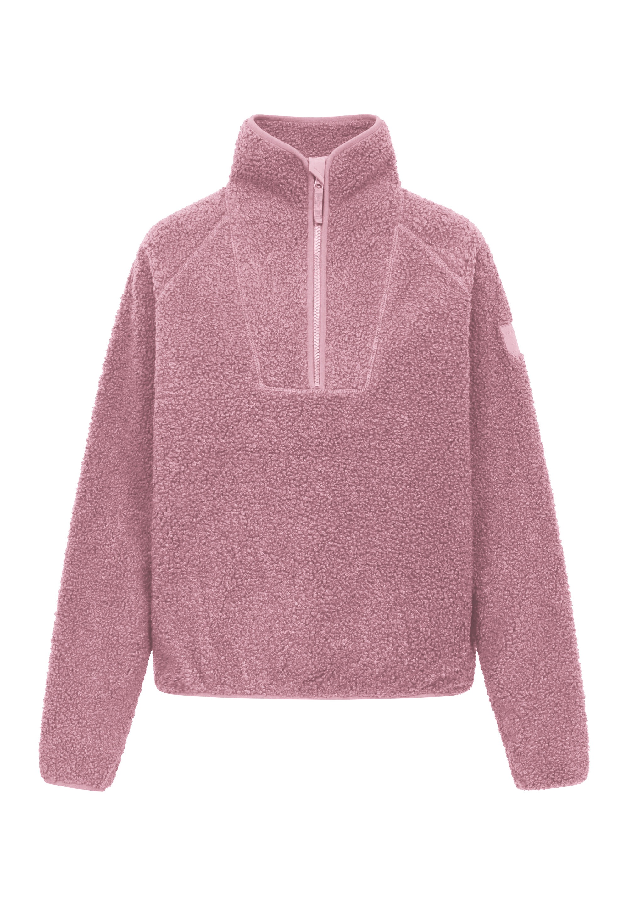 Derbe Fleecejacke "Kuschelby Troyer" ohne Kapuze Fleecepullover, Halfzip, w günstig online kaufen