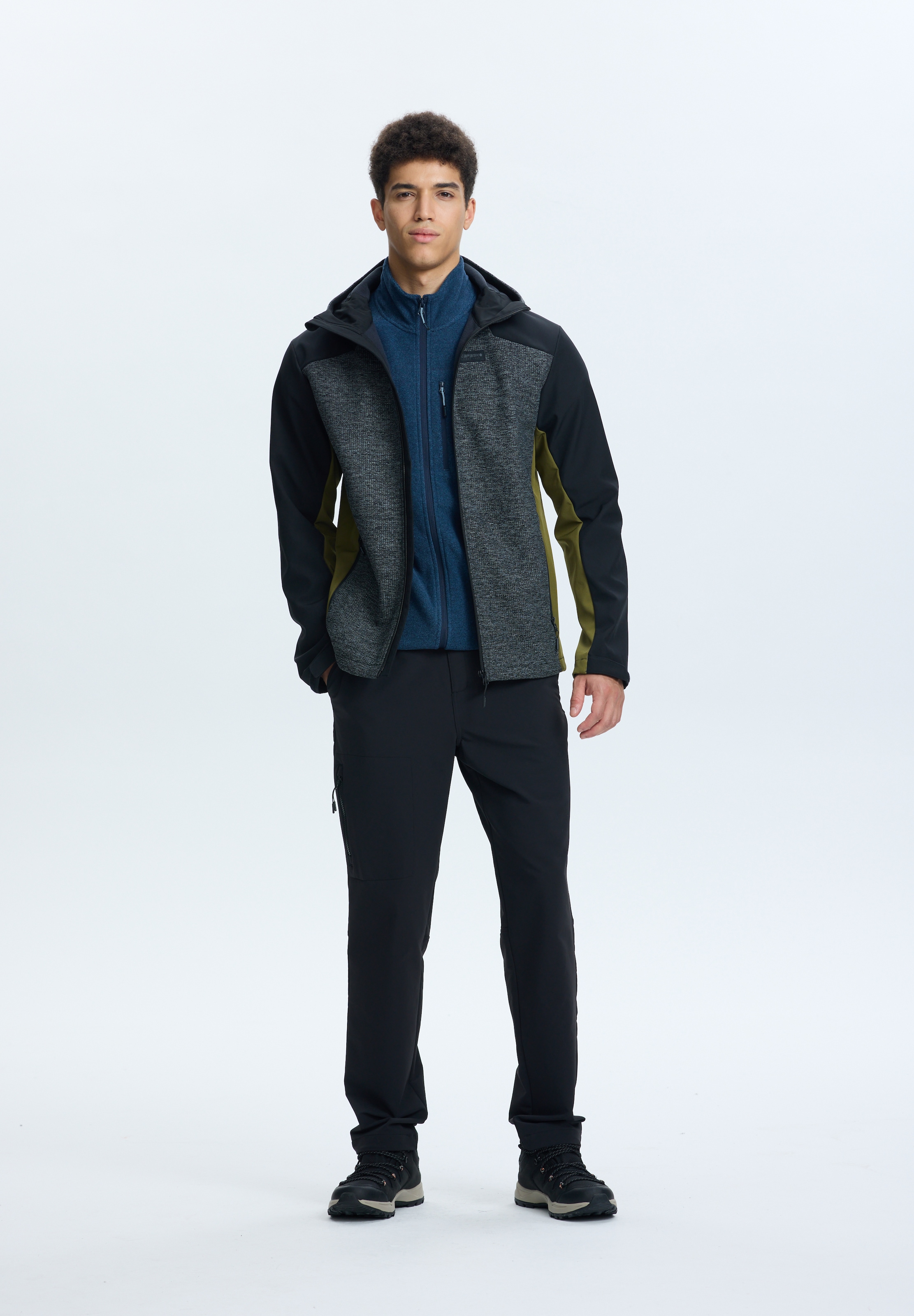 Icepeak Softshelljacke "BEEDEVILLE" 1 Stk. tlg. für sportliche Aktivitäten, günstig online kaufen