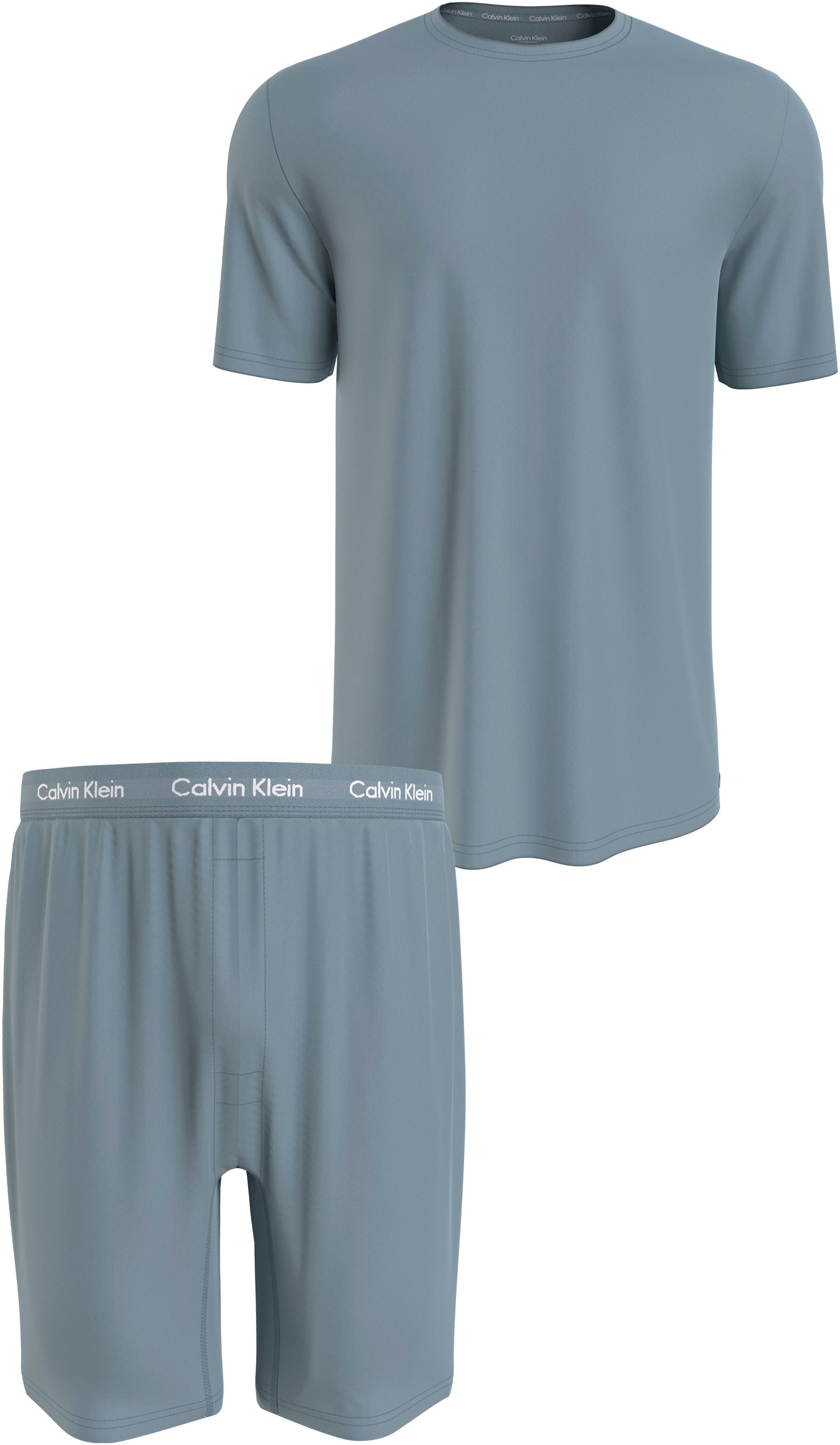Calvin Klein Pyjama »S/S SHORT SET«, (Set, 2 tlg.), mit Logoschriftzügen  auf dem Bund ▷ für | BAUR