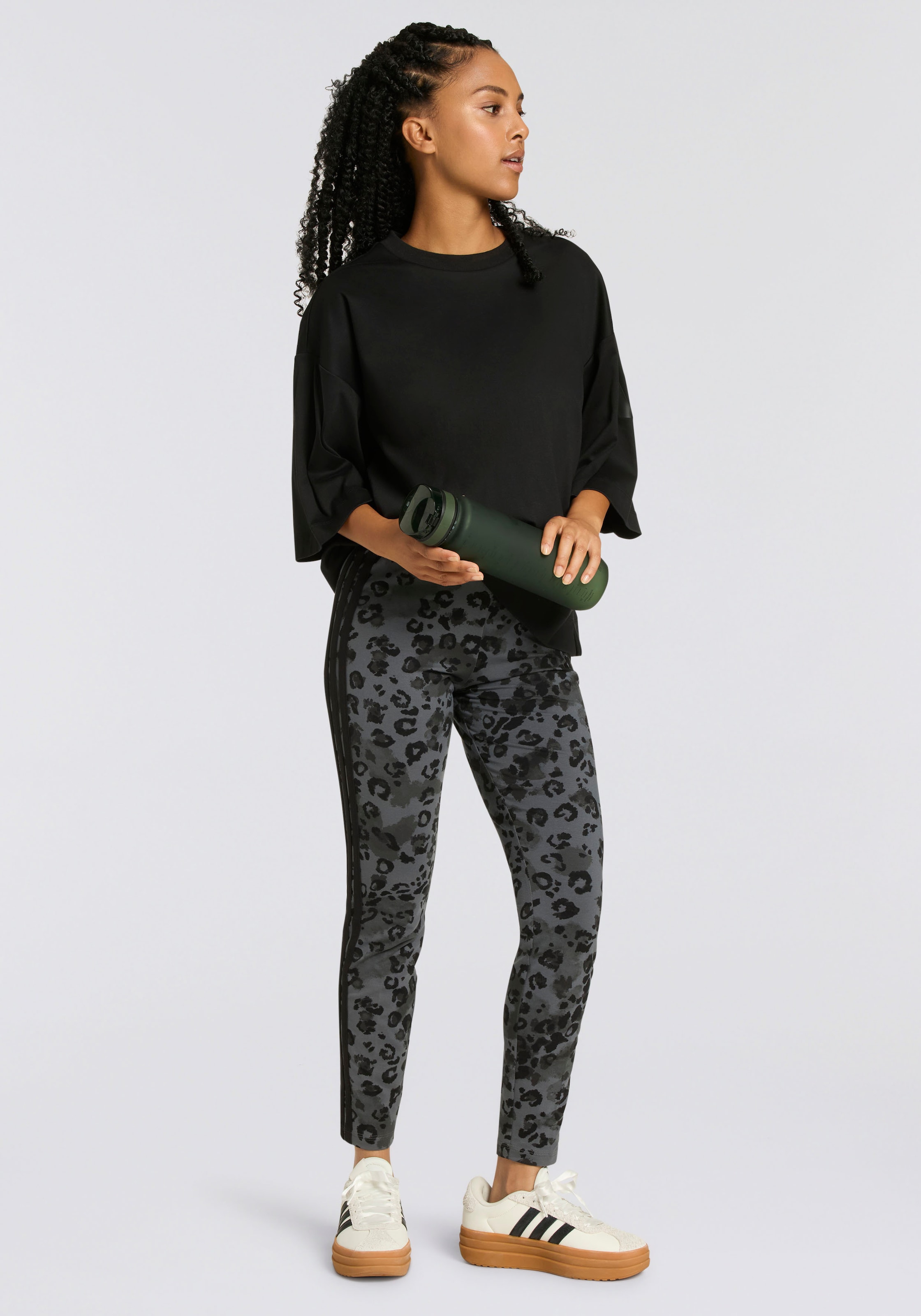 adidas Sportswear Trainingstights "W AOP LEG" sportlicher Stil mit 3-Streif günstig online kaufen