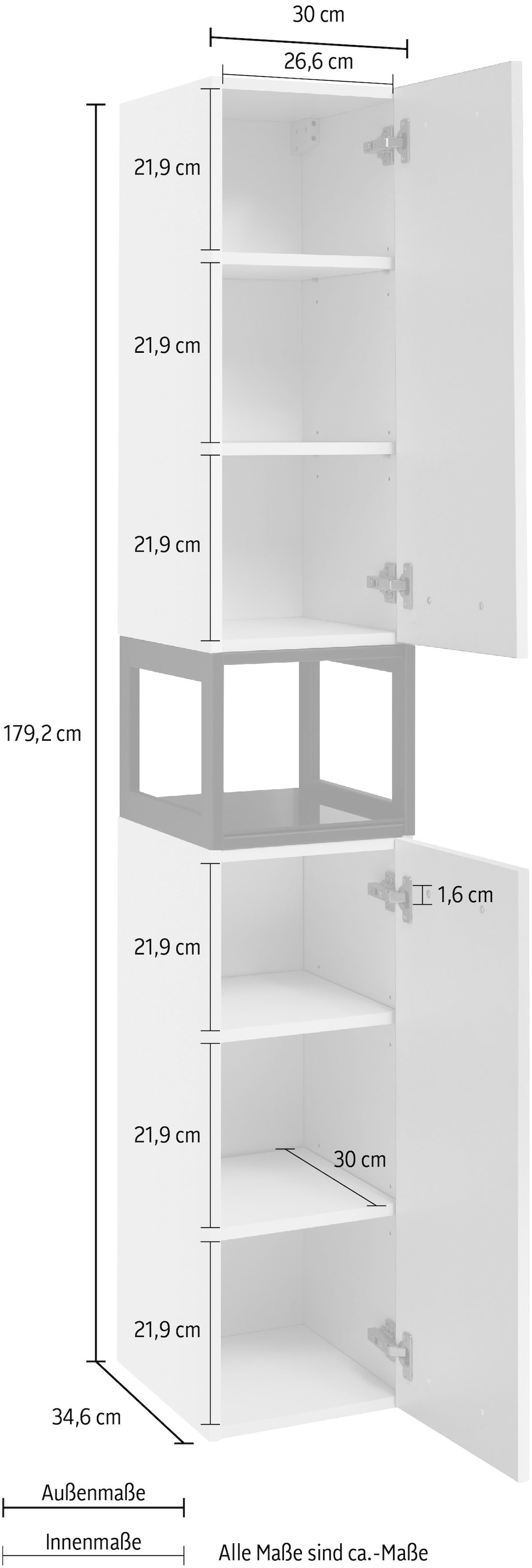 OPTIFIT Hochschrank »Yukon«