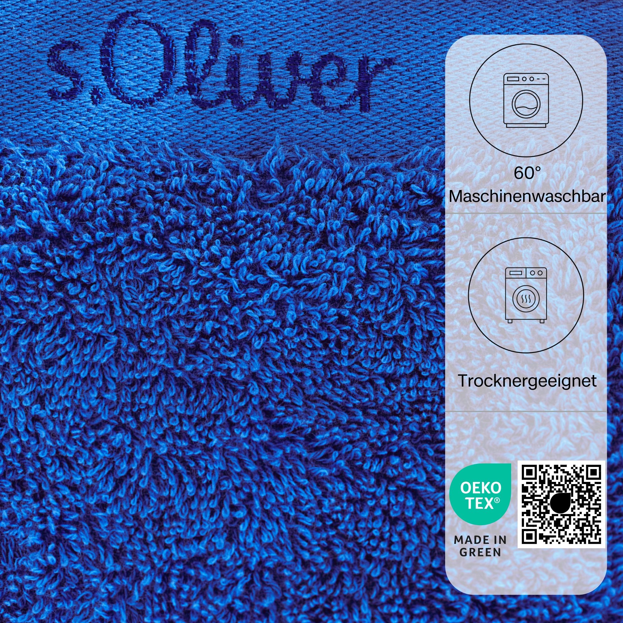 s.Oliver Waschhandschuh »s.Oliver, Premium Qualität, 600 gr/m², auch als Sets erhältlich«, (1 St., Waschlappen 16 x 21 cm), große Farbauswahl, auch als Duschtuch, Handtuch, Gästetuch