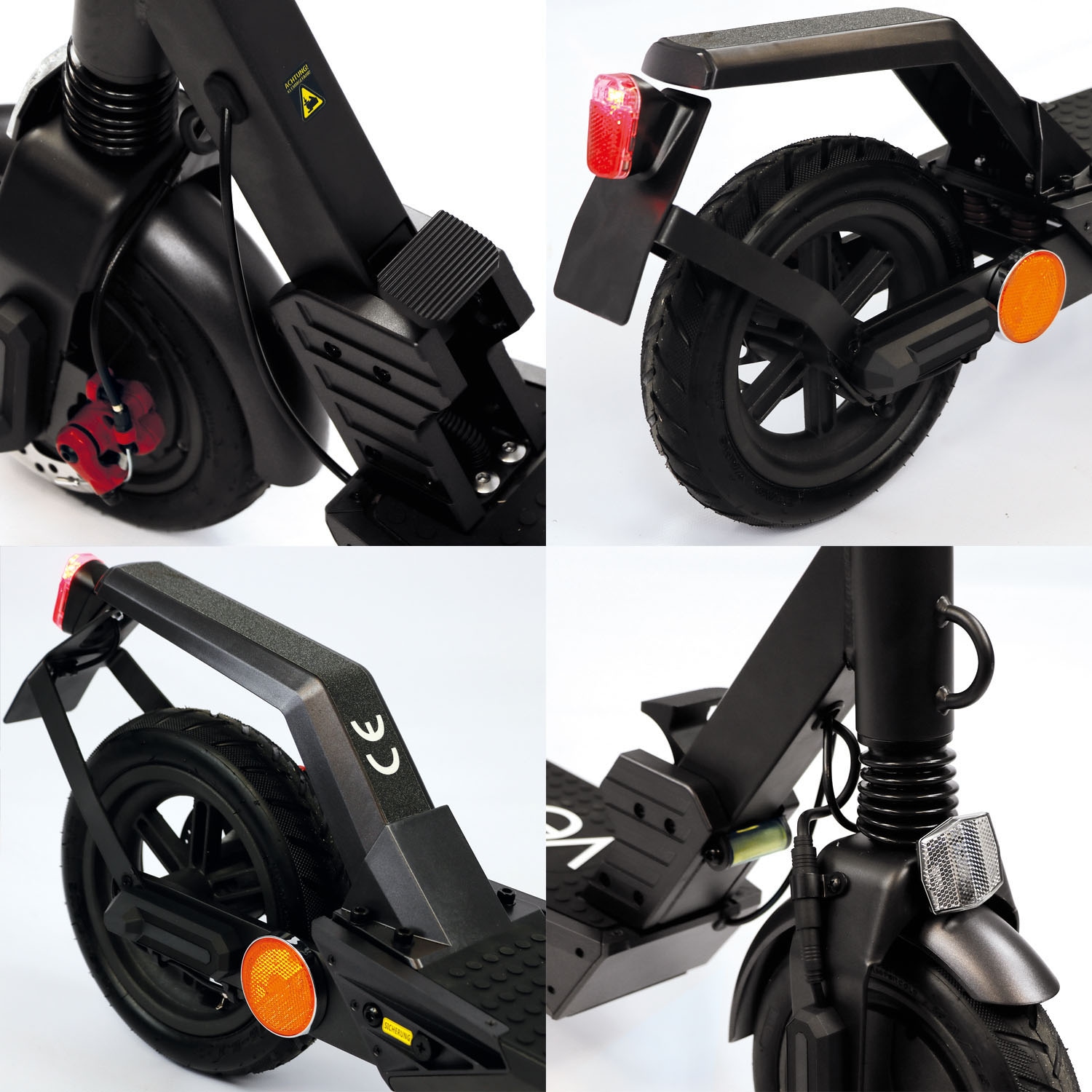velix E-Scooter »E-Kick 20, V. 2021«, 20 km/h, 40 km, mit Straßenzulassung, bis zu 40 km Reichweite, klappbar
