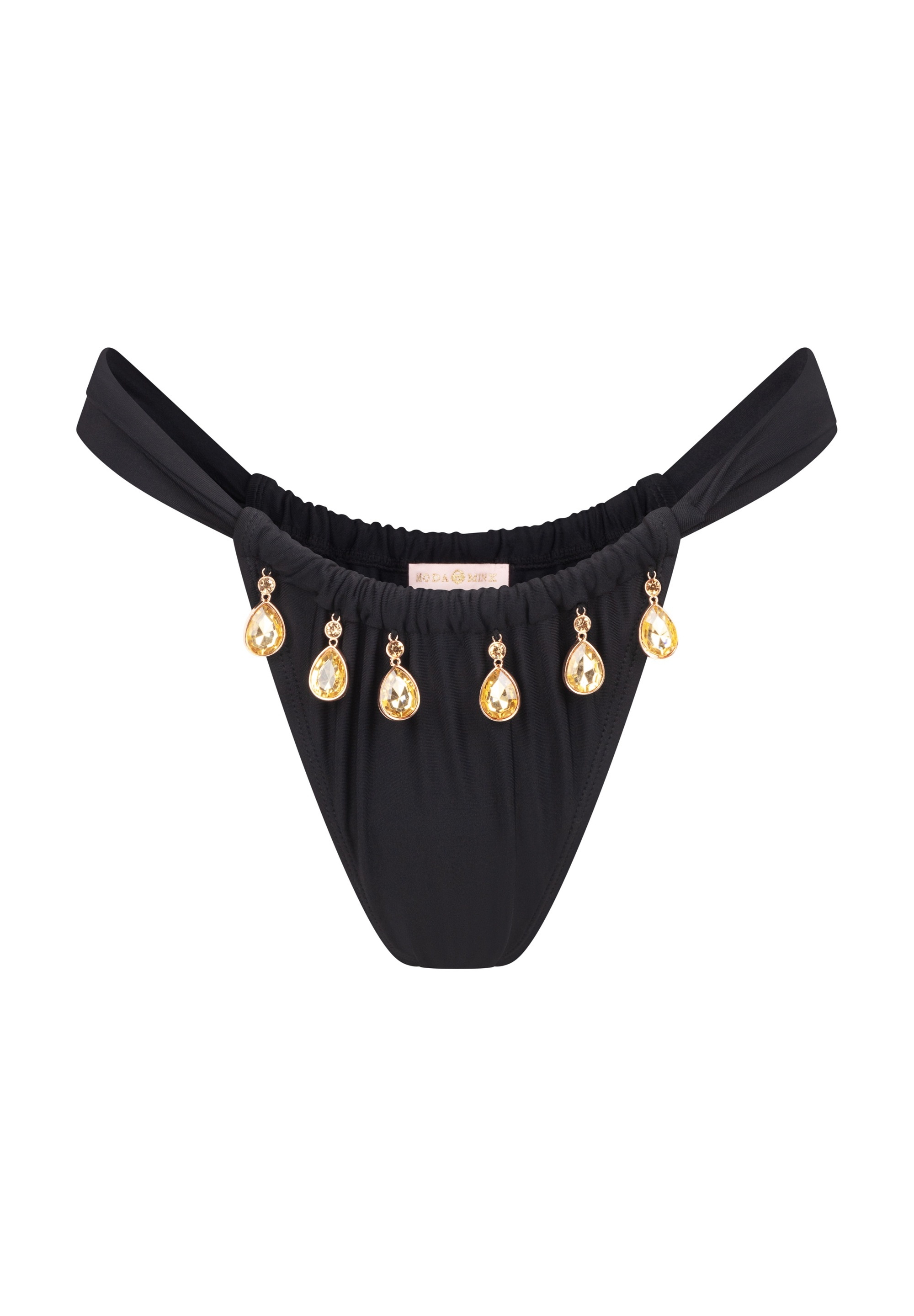 Moda Minx Bikini-Hose »Selene Droplet«, (1 St.), mit funkelnden Anhängern