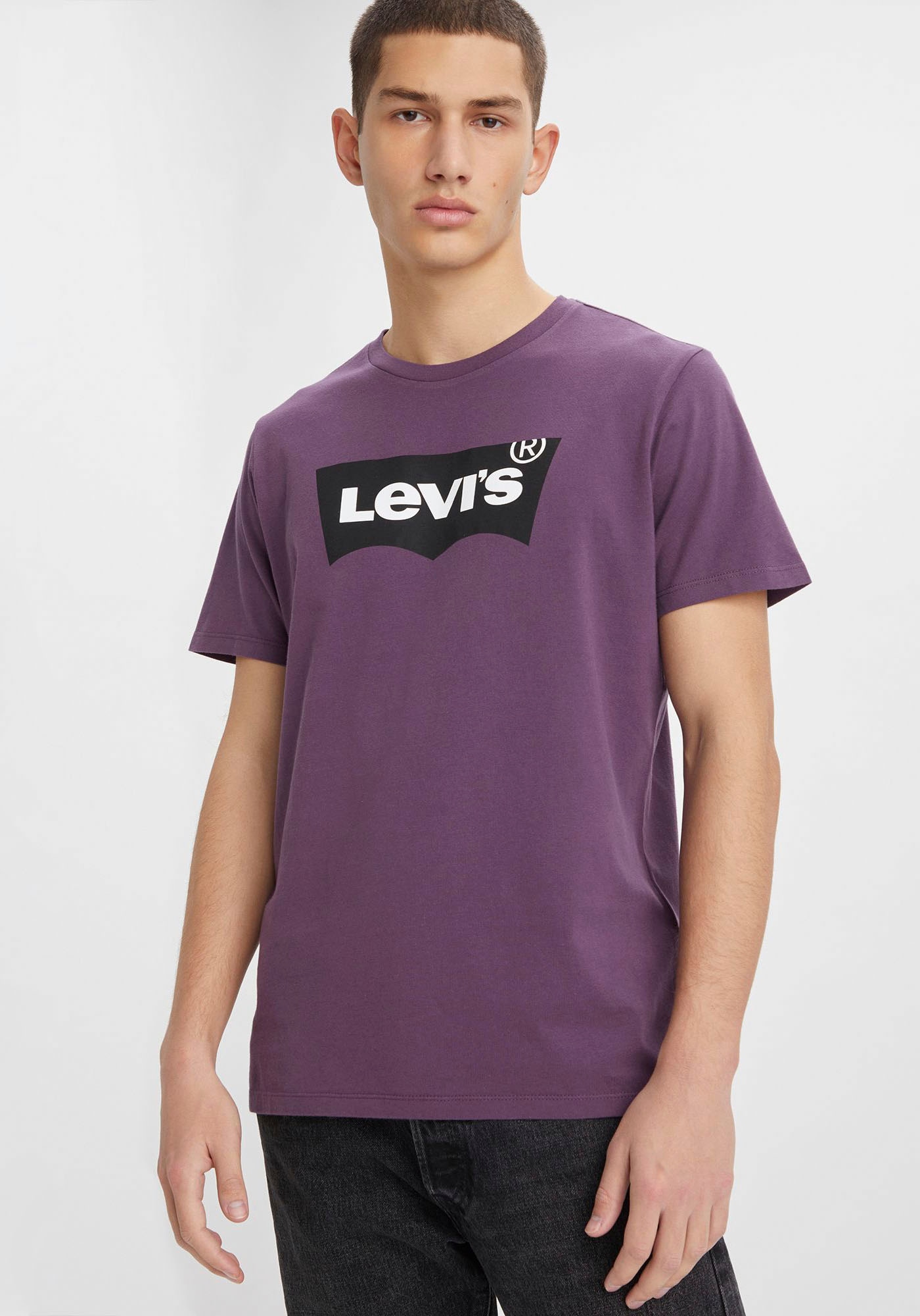 Levis T-Shirt "CREWNECK TEE", mit Logo-Front-Print günstig online kaufen