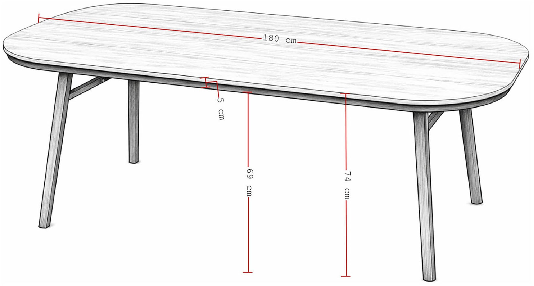 Destiny Garten-Essgruppe »COMO SAN MARINO Essgruppe 4 Se + Tisch OV 180x90cm holzf.« Set, 