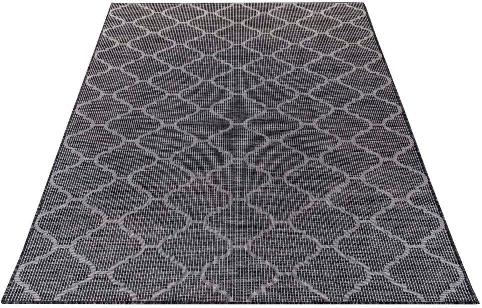 Carpet City Outdoorteppich "PALM 3069" rechteckig 5 mm Höhe Läufer, Wetterf günstig online kaufen