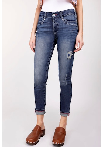 BLUE FIRE Skinny-fit-Jeans »Mila« Heritage Destr...