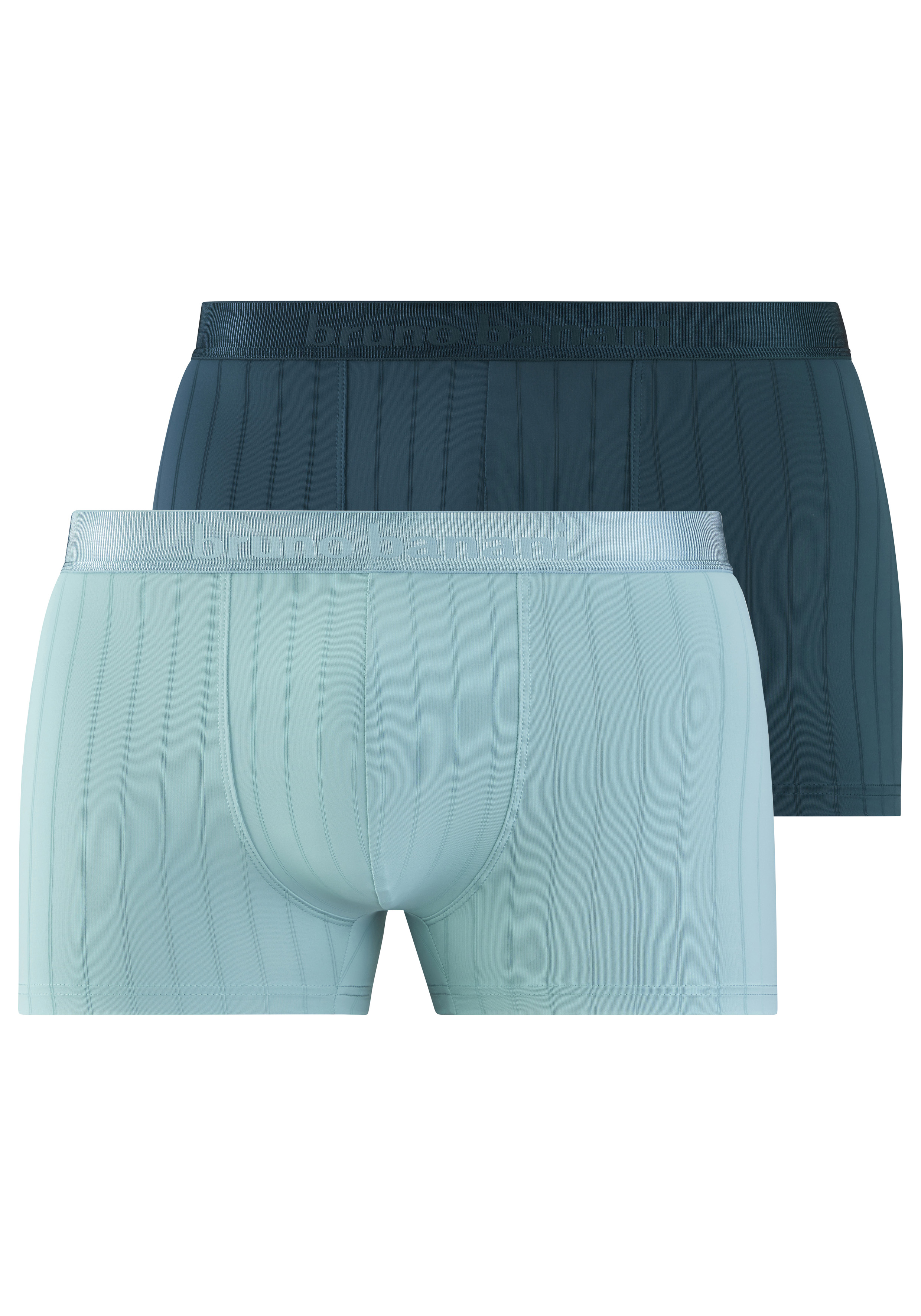 Bruno Banani Boxer "Boxershorts" Packung, 2 Stk. anliegende Passform, schnelltrocknend, aus Polyamid und Elasthan
