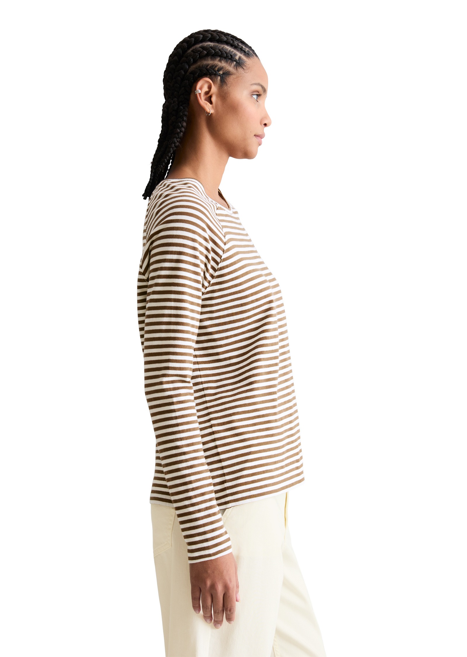 Marc OPolo DENIM Langarmshirt "aus Loose Knit Jersey" günstig online kaufen