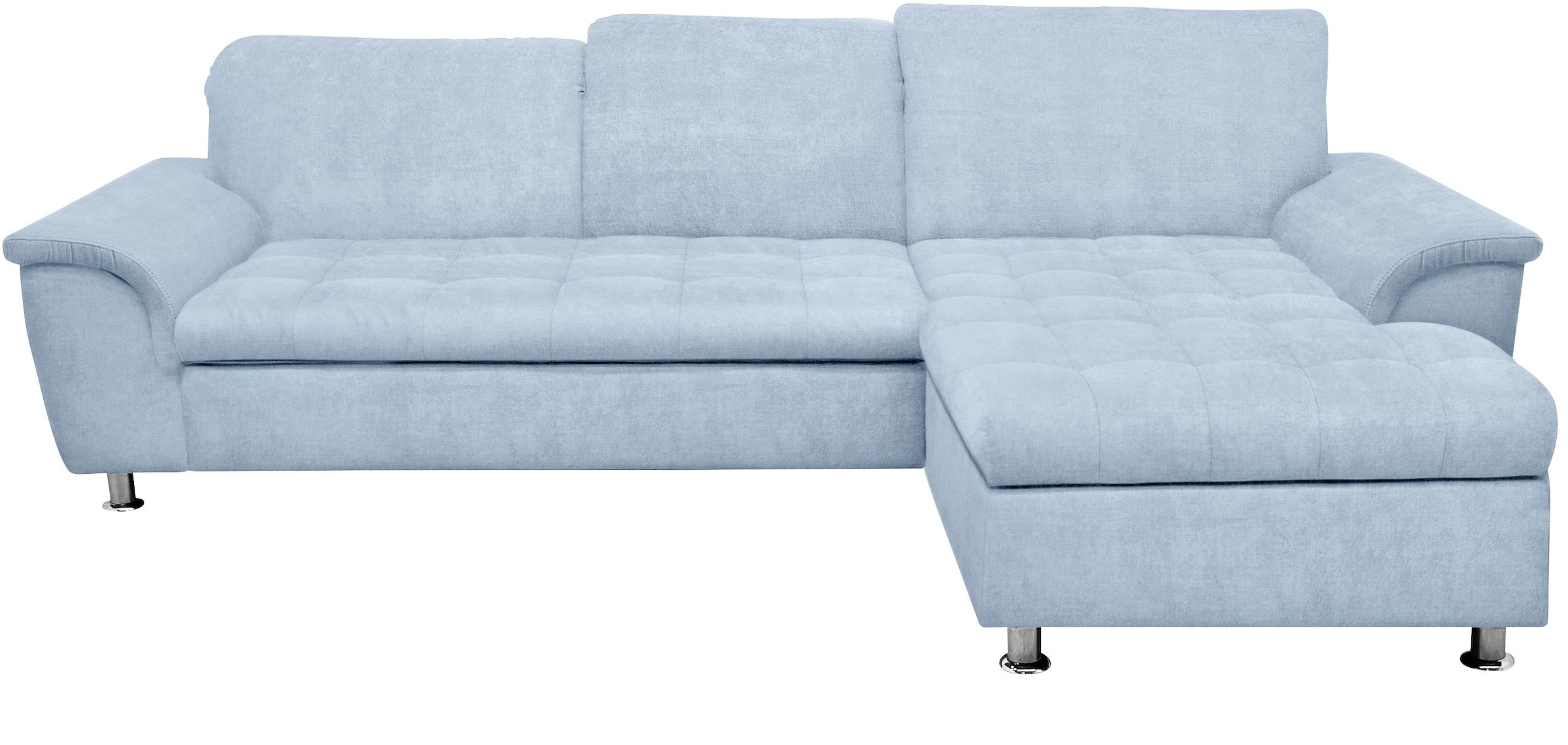 DOMO collection Ecksofa "Franzi Steppung im Sitzbereich B7T/H: 278/162/80 c günstig online kaufen