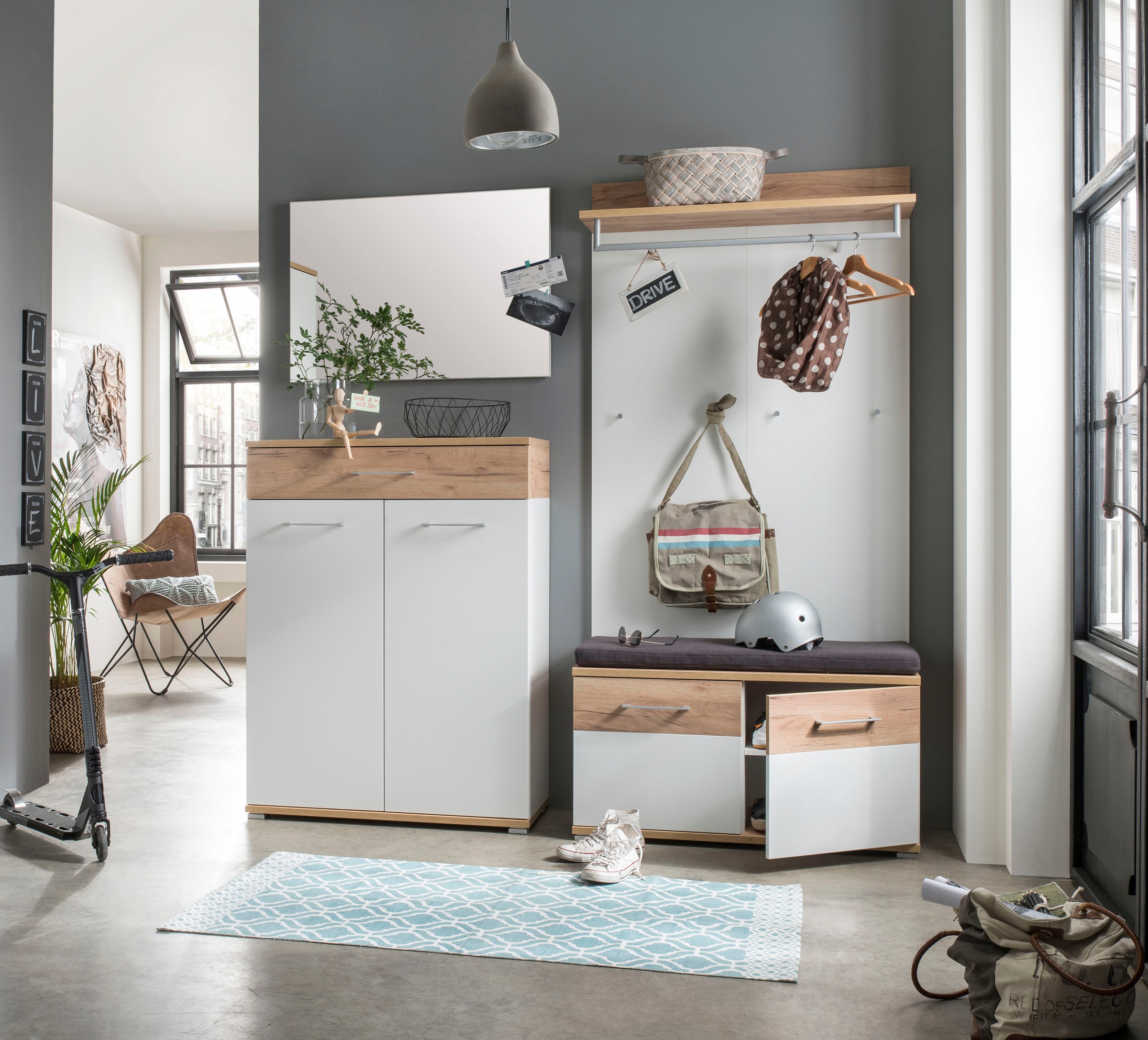 GERMANIA Garderoben-Set "GW-Topix" Set, 5 Stk. tlg. günstig online kaufen