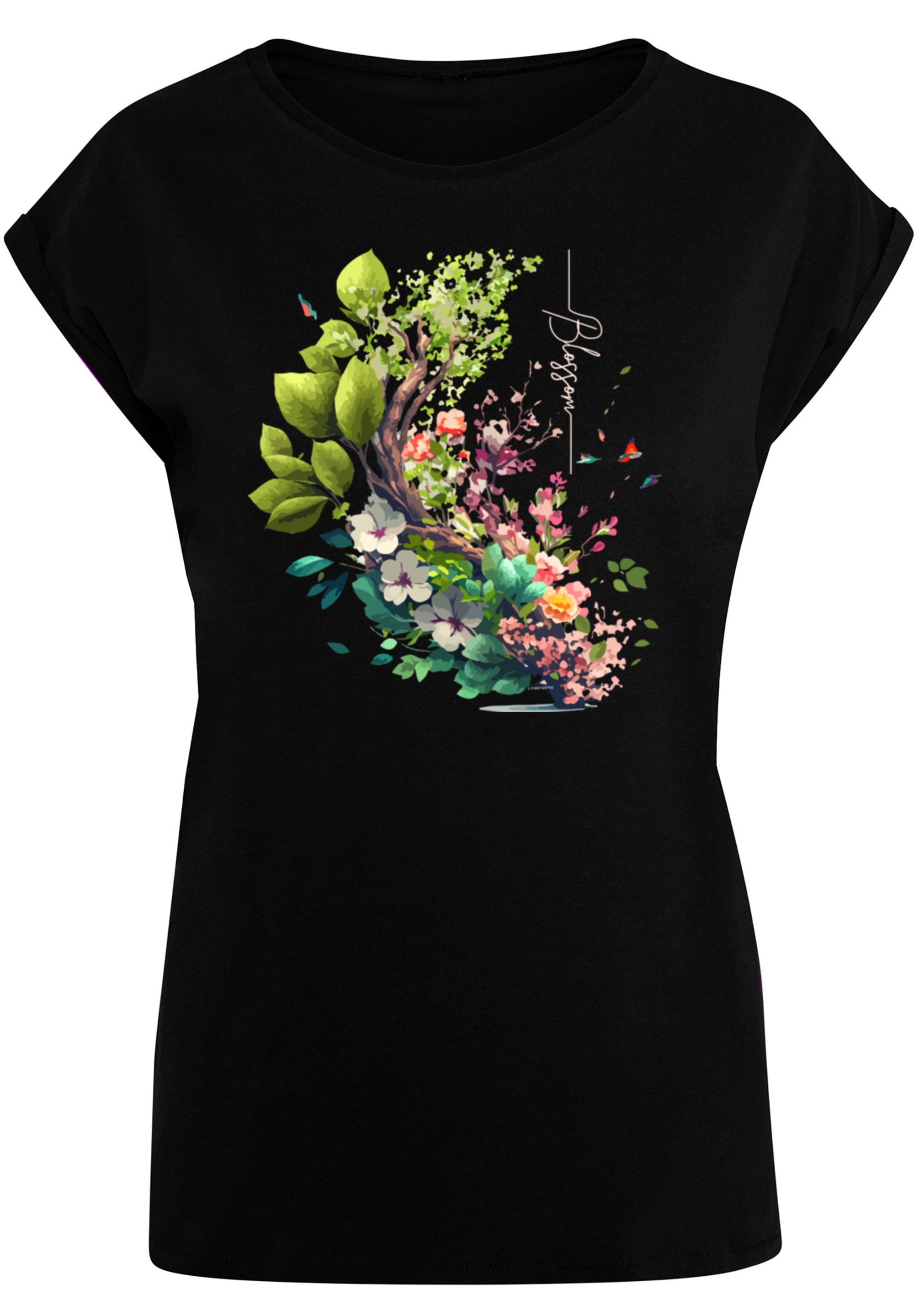 T-Shirt | Blumen«, mit F4NT4STIC bestellen »Baum BAUR Print online