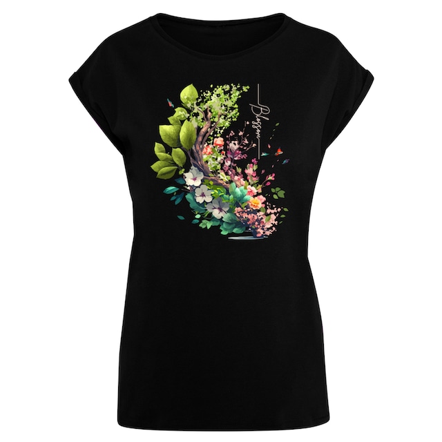F4NT4STIC T-Shirt »Baum mit Blumen«, Print online bestellen | BAUR